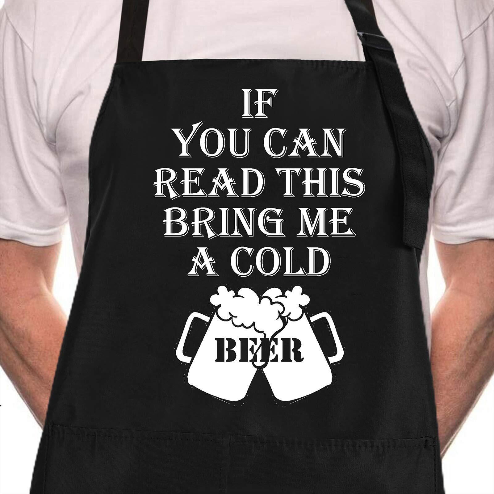 Rosoz Funny Bbq Black Chef Aprons For Men