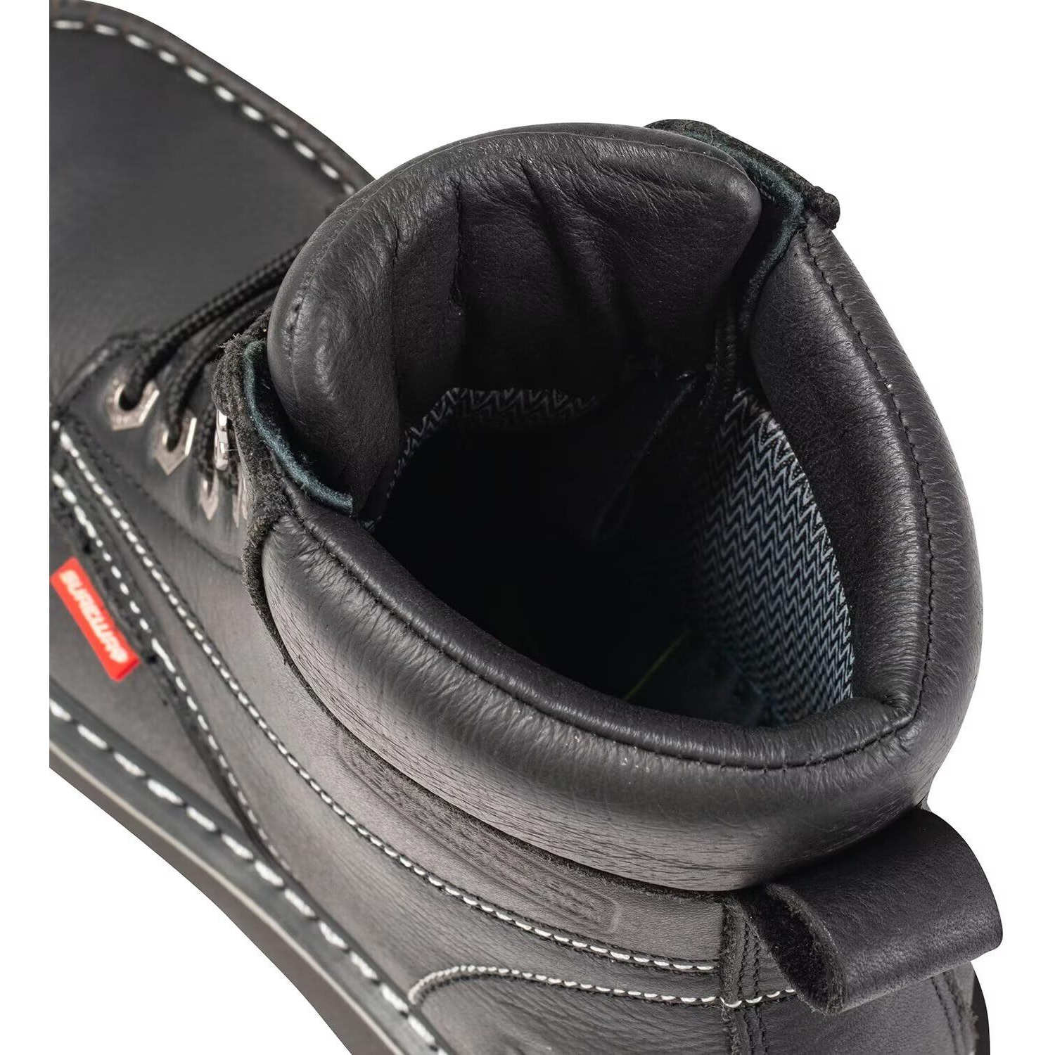 Sureway 6    Mens Heavy Duty Steel/Composite/Soft Toe Work Boots For Men,Goodyear Welt,Extremely Comfortable Durable Proved,Superior Oil/Slip Resistant,Thicker Leather,Wedge Sole,Moc Toe Work