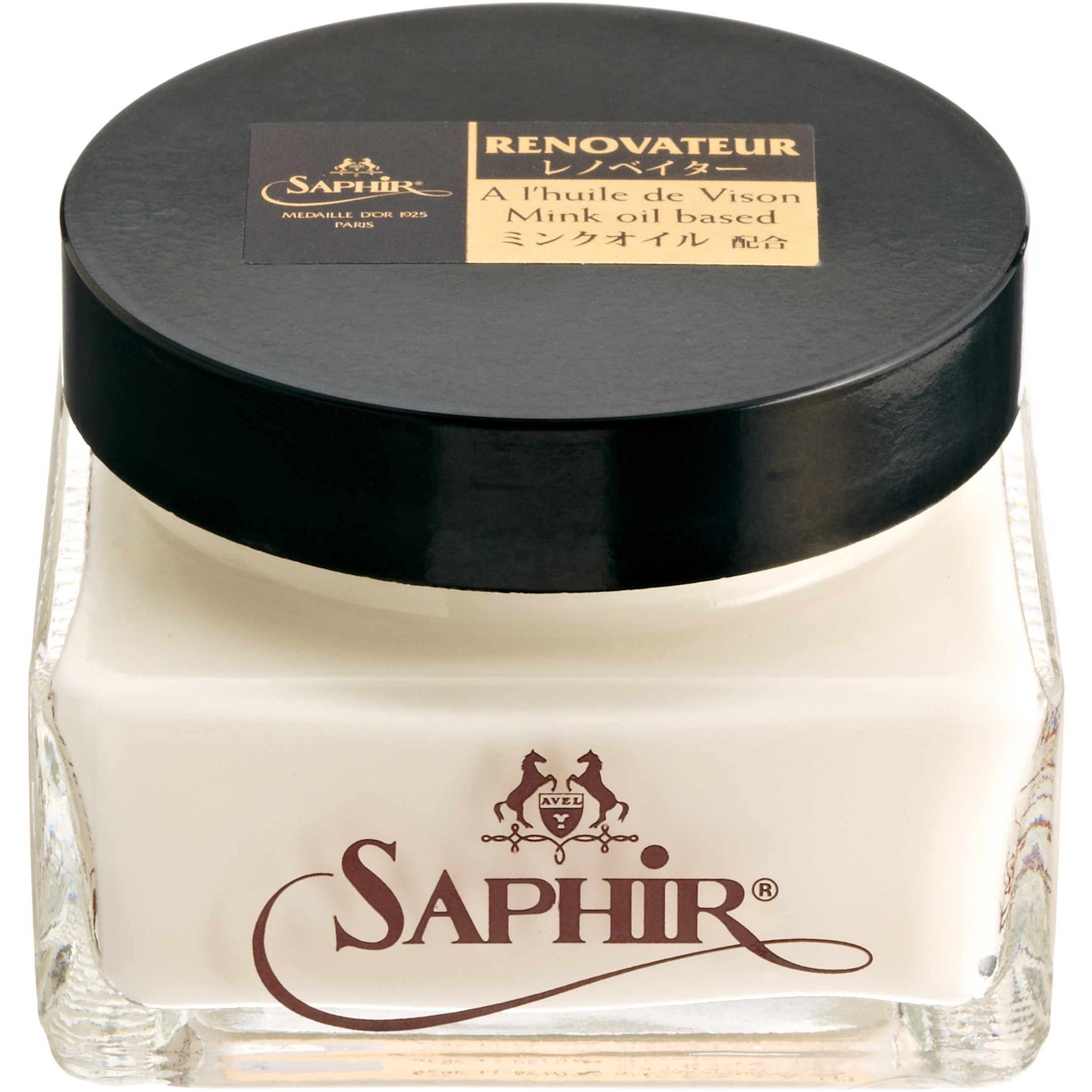 Saphir Medaille D'Or Renovator - All-Purpose Leather Shoe Cleaner & Conditioner - With Mink Oil