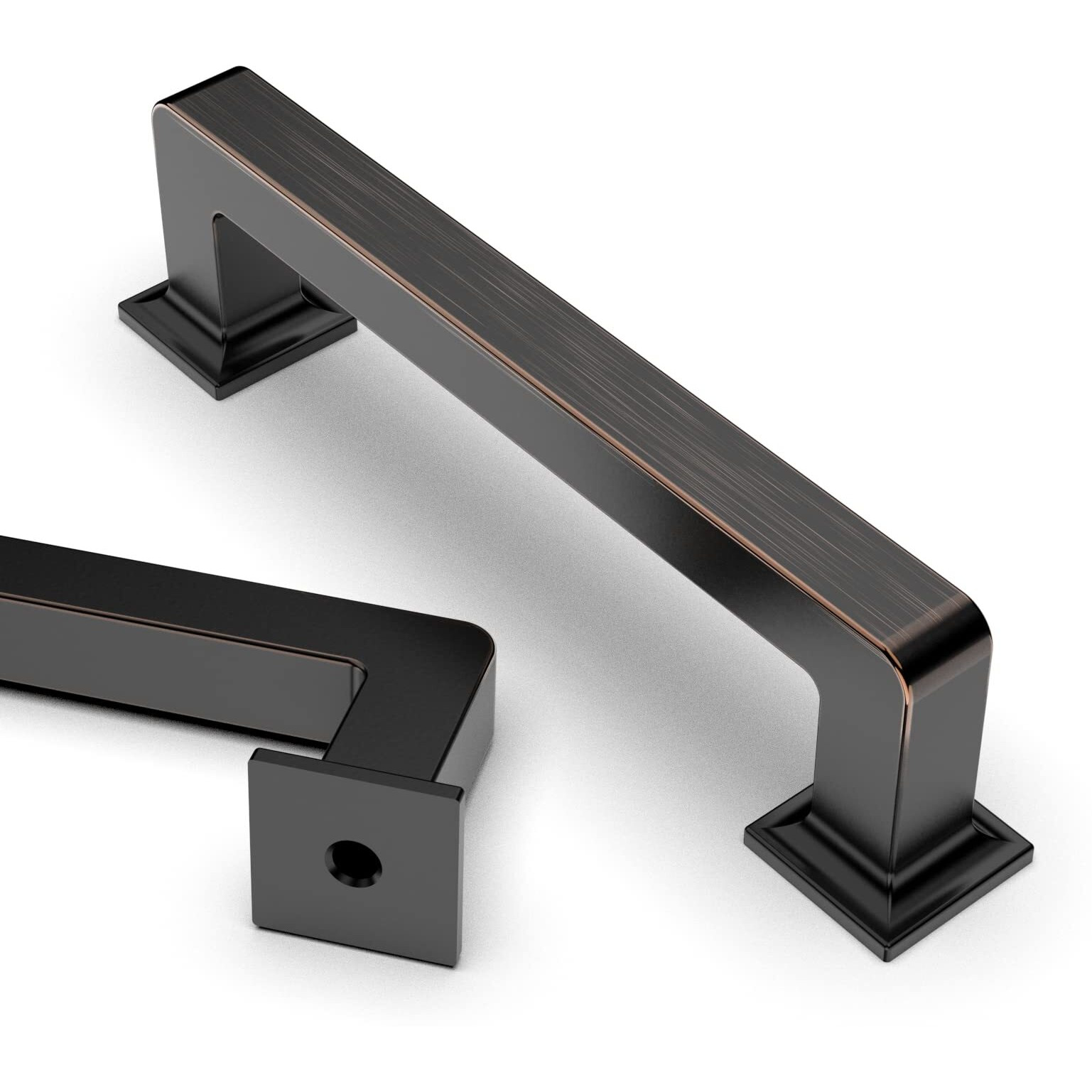 Asidrama 10 Pack 3.75 Inch(96Mm) Oil Rubbed Bronze Kitchen Cabinet Handles, Cabinet Pulls Kitchen Cabinet Hardware Cupboard Handles Drawer Pulls