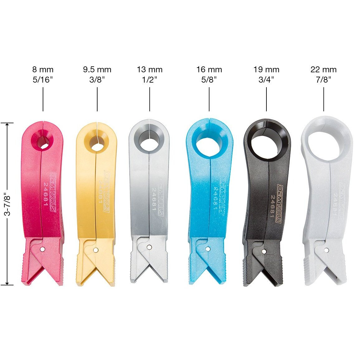 Oemtools 24681 6-Piece Disconnect Set, Ideal For Fuel Line And Oil Cooler Repairs, Color-Coded For Easy Identification, Durable Automotive Repair Tool Set