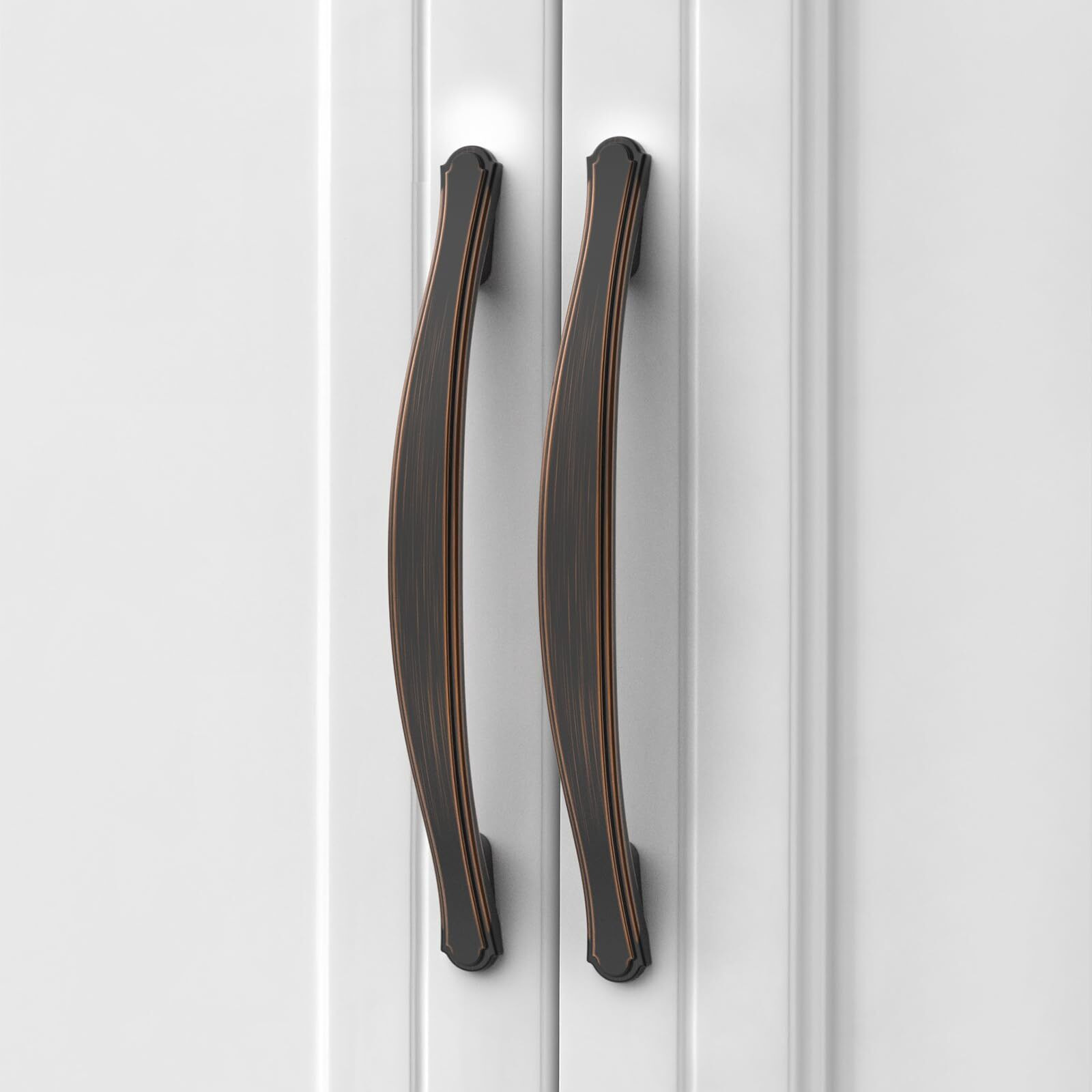 Asidrama 10 Pack 5 Inch(128Mm) Oil Rubbed Bronze Kitchen Cabinet Handles Cabinet Pulls Kitchen Cabinet Hardware For Cupboard Drawer Pulls