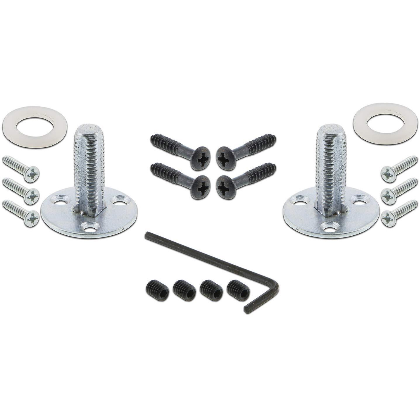 Nostalgic Warehouse Victorian Plate With Keyhole Chateau Knob, Double Dummy, Oil-Rubbed Bronze