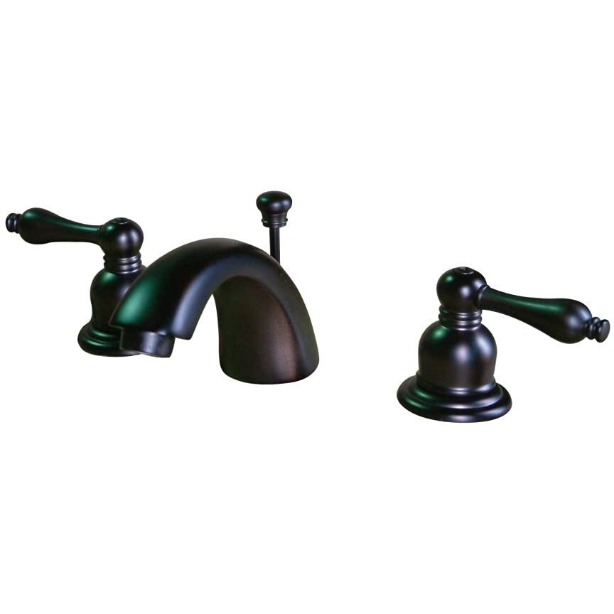 Kingston Brass Kb945Al Victorian Mini Widespread Lavatory Faucet, Oil Rubbed Bronze