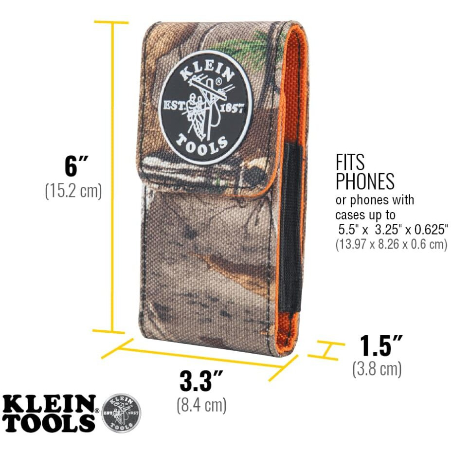 Klein Tools 55563 Tradesman Pro Camo Phone Holder, Large
