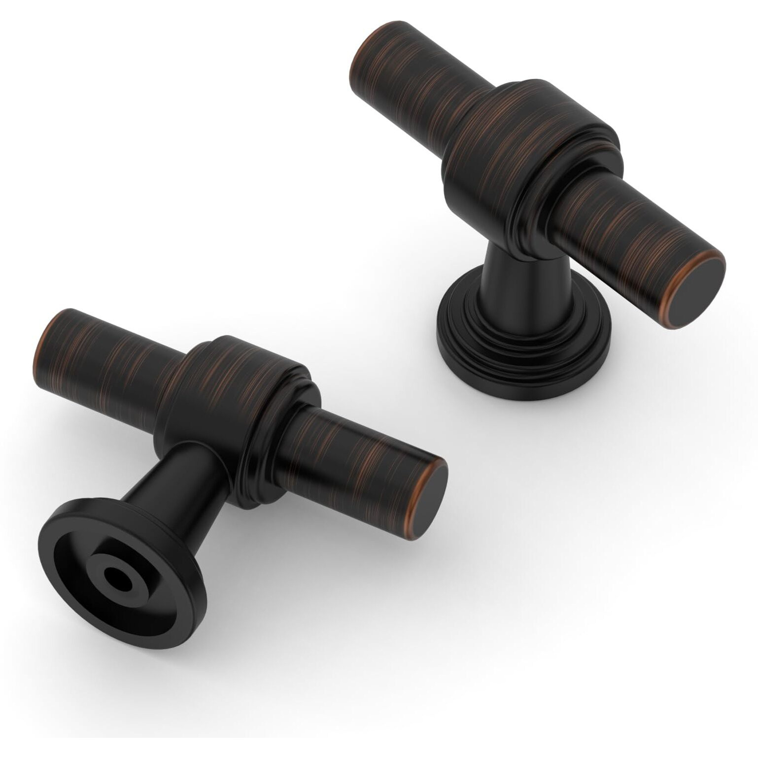 Asidrama 10 Pack Oil Rubbed Bronze Kitchen Cabinet Knobs Drawer Cabinet Hardware Zinc Knobs For Dresser Drawers