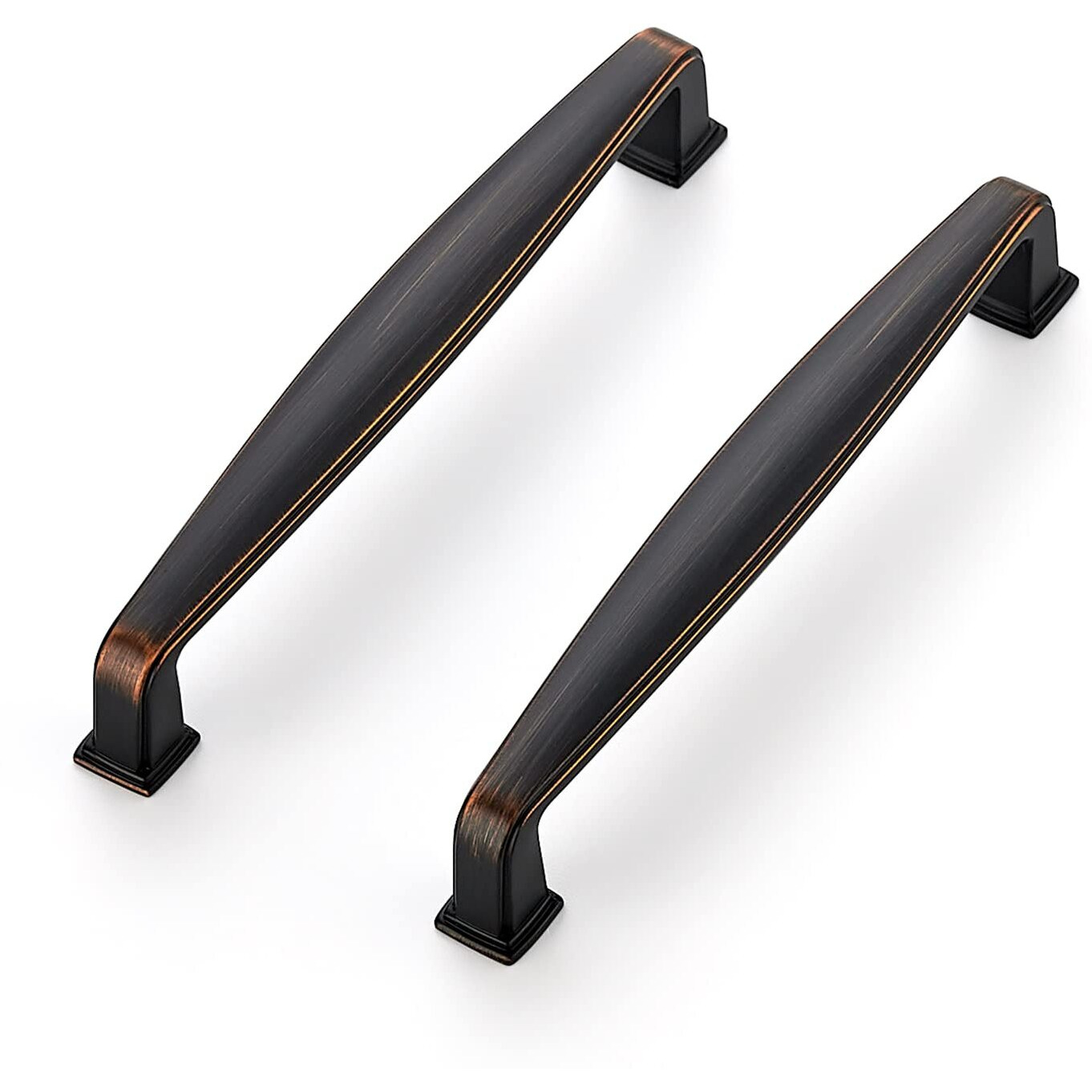 Ravinte 20 Pack 5 Inch Solid Kitchen Cabinet Handles - Oil Rubbed Bronze Drawer Pulls Hardware For Cabinets And Cupboards