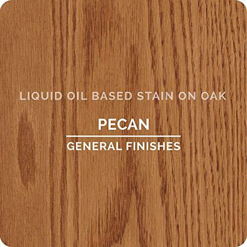 General Finishes Oil Based Penetrating Wood Stain, 1/2 Pint, Pecan