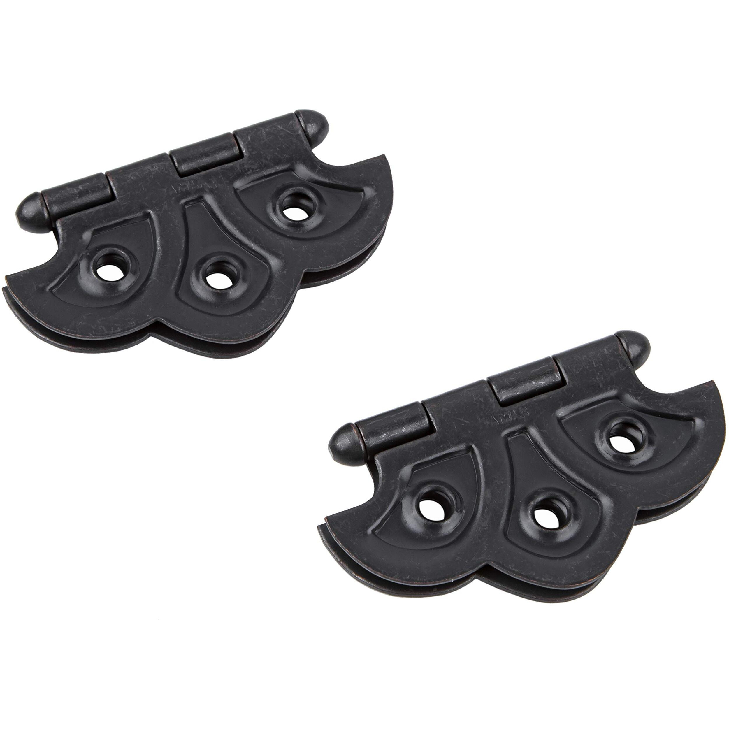 Oil Rubbed Bronze Plated Butterfly Hinges - Pack Of 20 - Surface Mount Cabinet Door Hinges - Furniture Hardware - Ua-260-Hob (10)