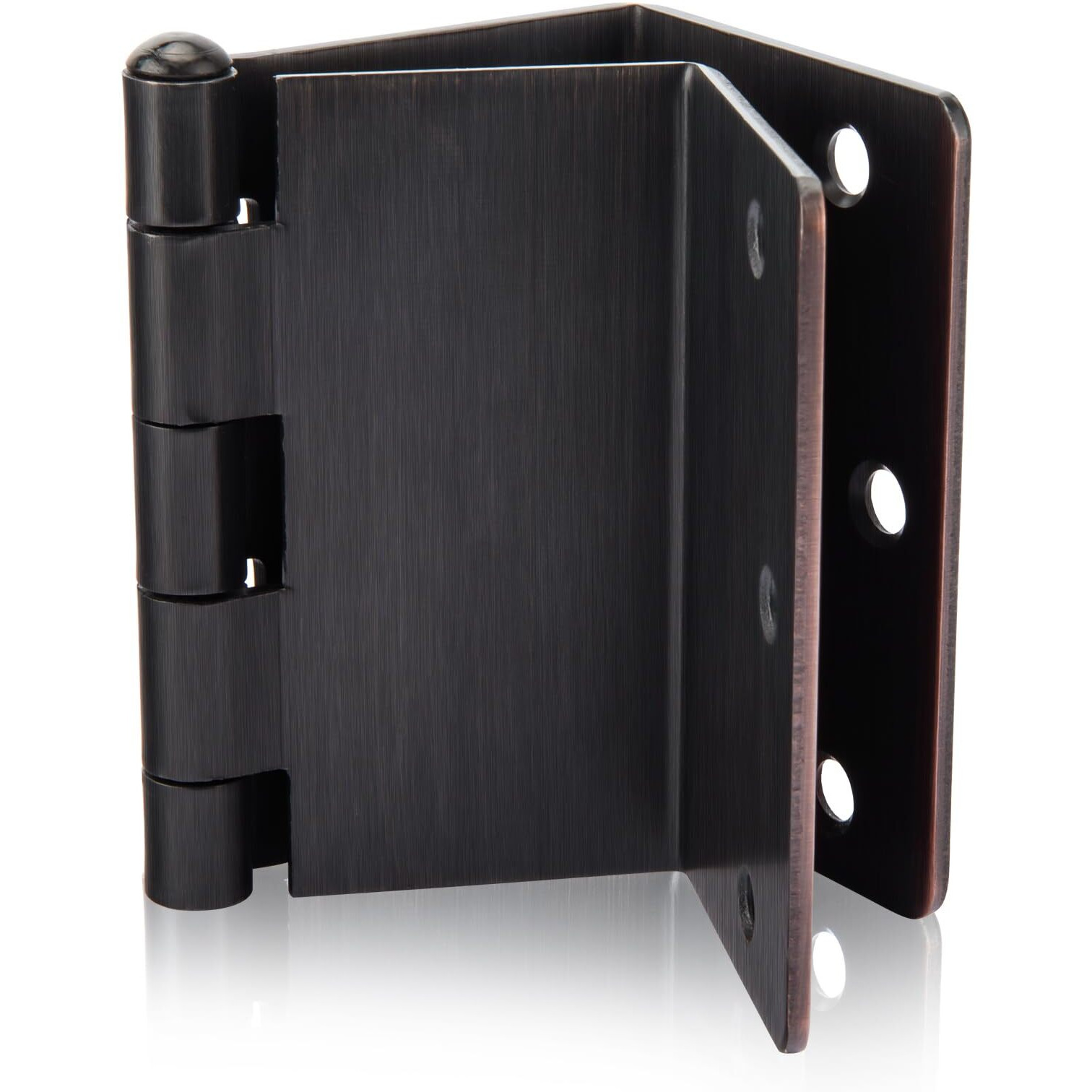 Haidms 6 Pack Offset Hinges Oil Rubbed Bronze Expandable Door Hinges 3.5 Inch Heavy Duty Full Mortise Door Hinges With 1/4'' Radius Corner