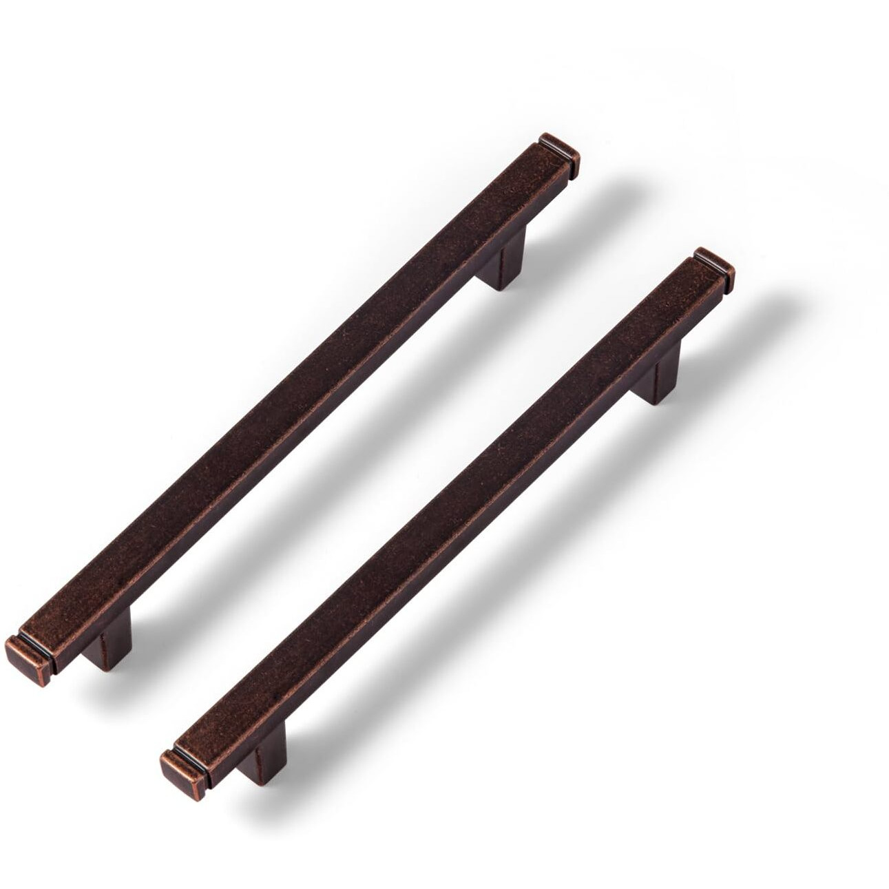 Goo-Ki 6 Pack 5 In (128Mm) Hole Center Cabinet Pulls Antique Oil Rubbed Bronze Zinc Alloy Kitchen Drawer Pulls Drawer Handles 6-3/4 Inch Length 1814-Agt-128