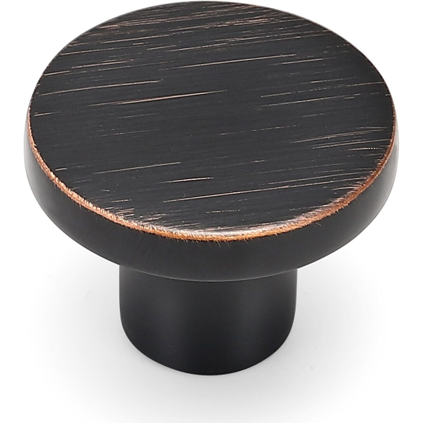 Ravinte 30 Pack Cabinet Knobs Oil Rubbed Bronze Kitchen Cabinet Knobs Round Dresser Drawer Knobs Bronze Drawer Pulls Closet Door Knobs 1-1/5 Inch