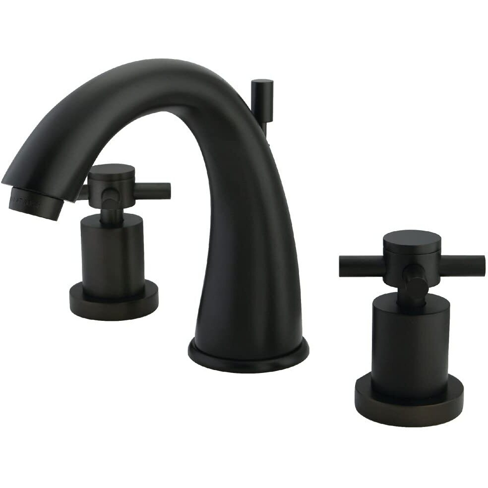Kingston Brass Ks2965Dx Concord Widespread Lavatory Faucet, 7-Inch Spout Reach, Oil Rubbed Bronze