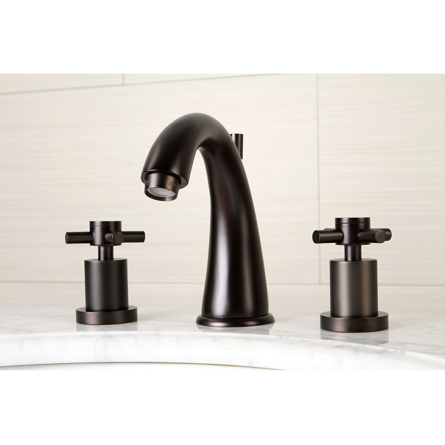 Kingston Brass Ks2965Dx Concord Widespread Lavatory Faucet, 7-Inch Spout Reach, Oil Rubbed Bronze