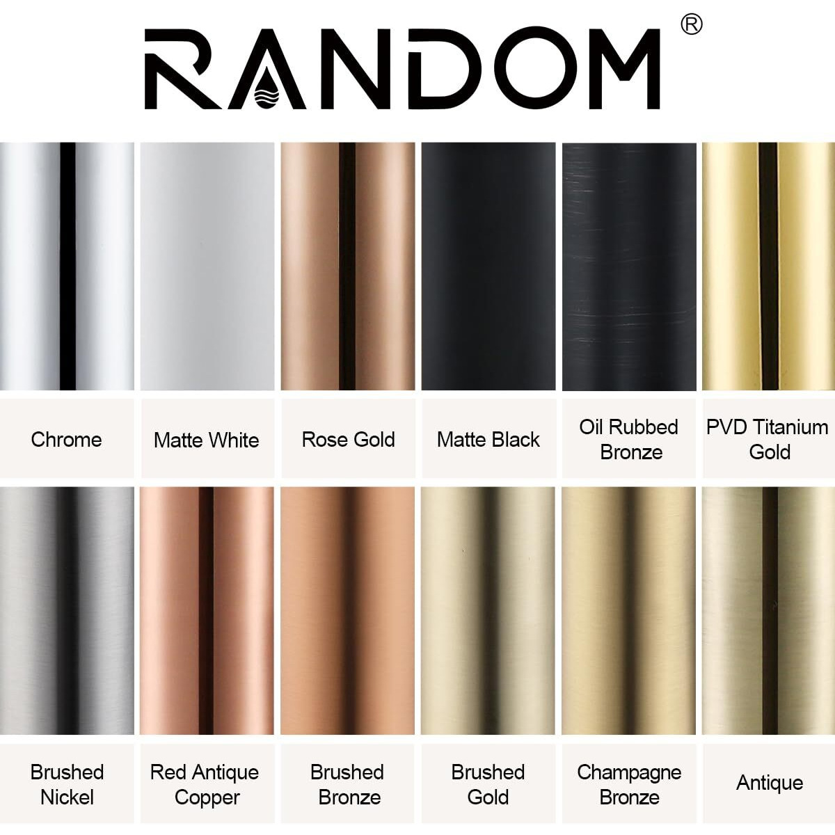 Random Brass Contemporary Round Bottle P Trap 1 1/4,Basin Sink Waste Drain P Trap Kit (Oil Rubbed Bronze)