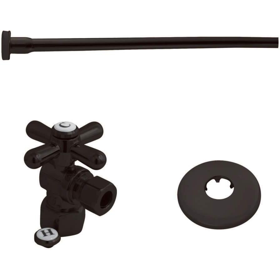 Kingston Brass Ktk105P Trimscape Toilet Supply Kit, Oil Rubbed Bronze