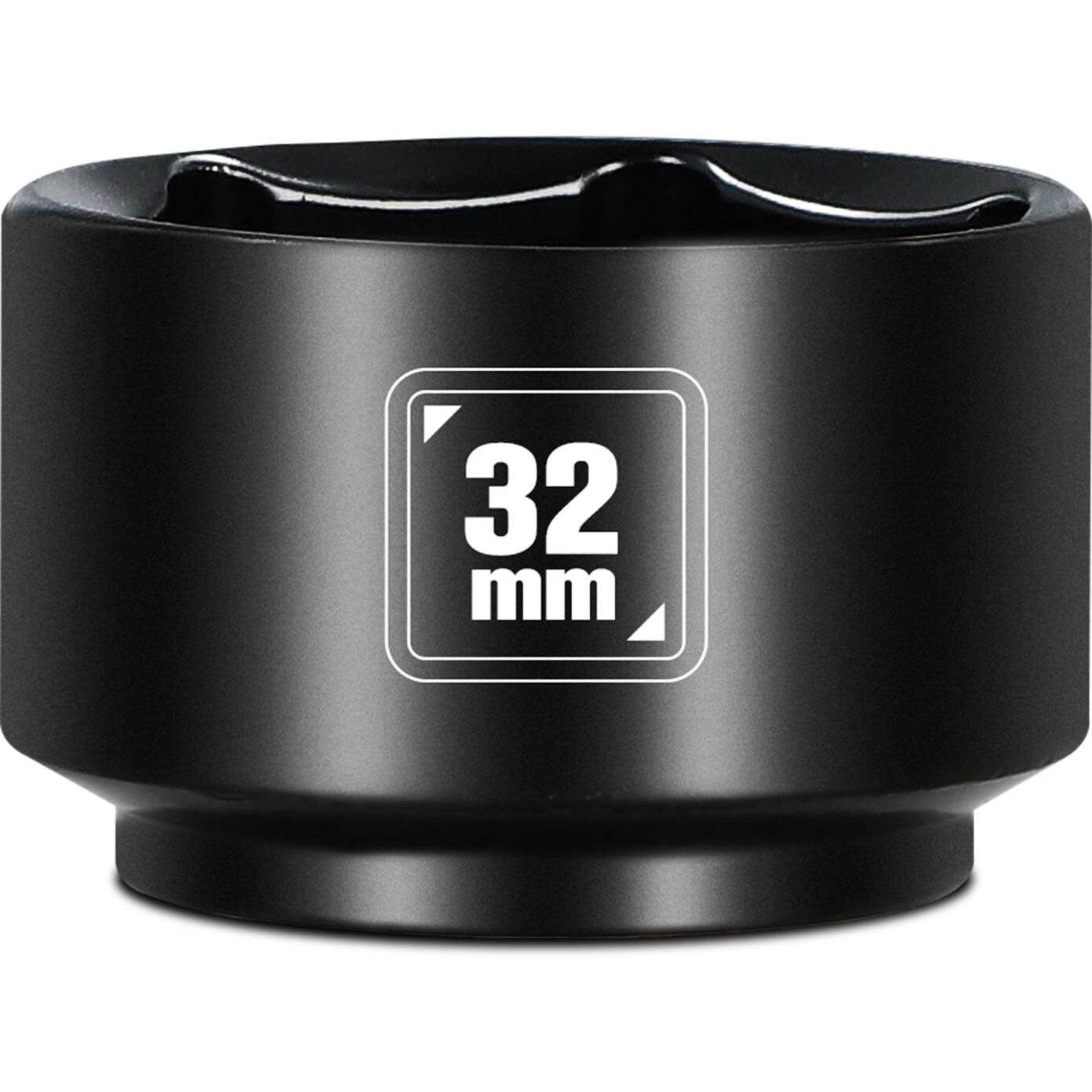 Blackrobot 32Mm Low Profile Oil Filter Socket, 3/8"" Drive 6-Point Oil Filter Cap Remover And Installer Tool, Chrome Vanadium Steel