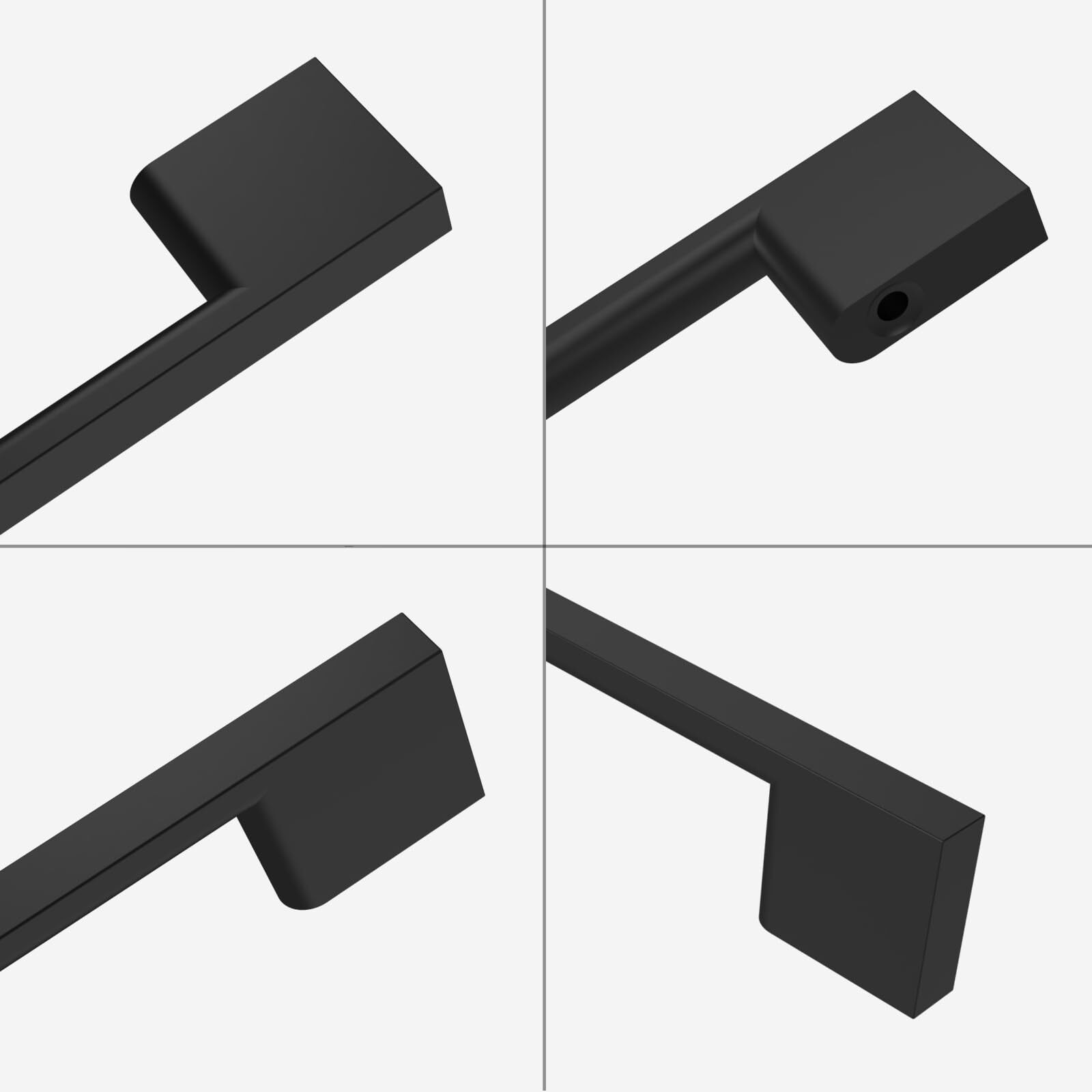 Romatee 10 Pack 3 Inch(76Mm) Cabinet Pull Oil Rubbed Bronze Kitchen Cabinets Handles Oil Rubbed Bronze Cabinet Hardware For Cupboard Square Kitchen Pulls For Cabinets Drawer Handles