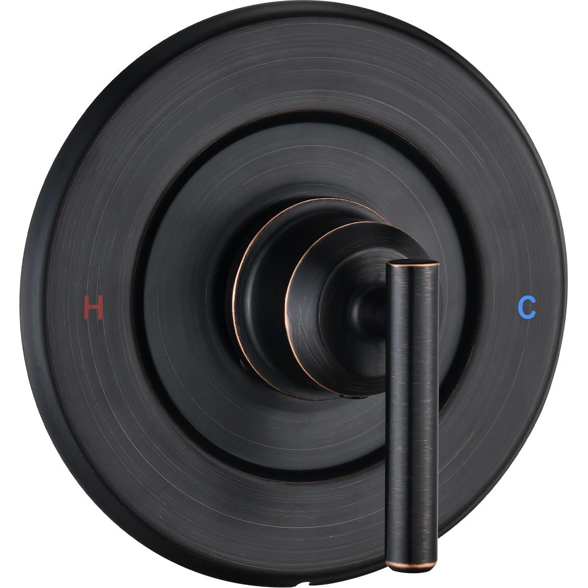 Replacement For Moen Gibson Posi-Temp Pressure-Balancing Valve Only Shower Faucet Trim Kit (Valve& Catridge Not Inclued), Volume And Temperature Control Level Handle, Oil Rubbed Bronze