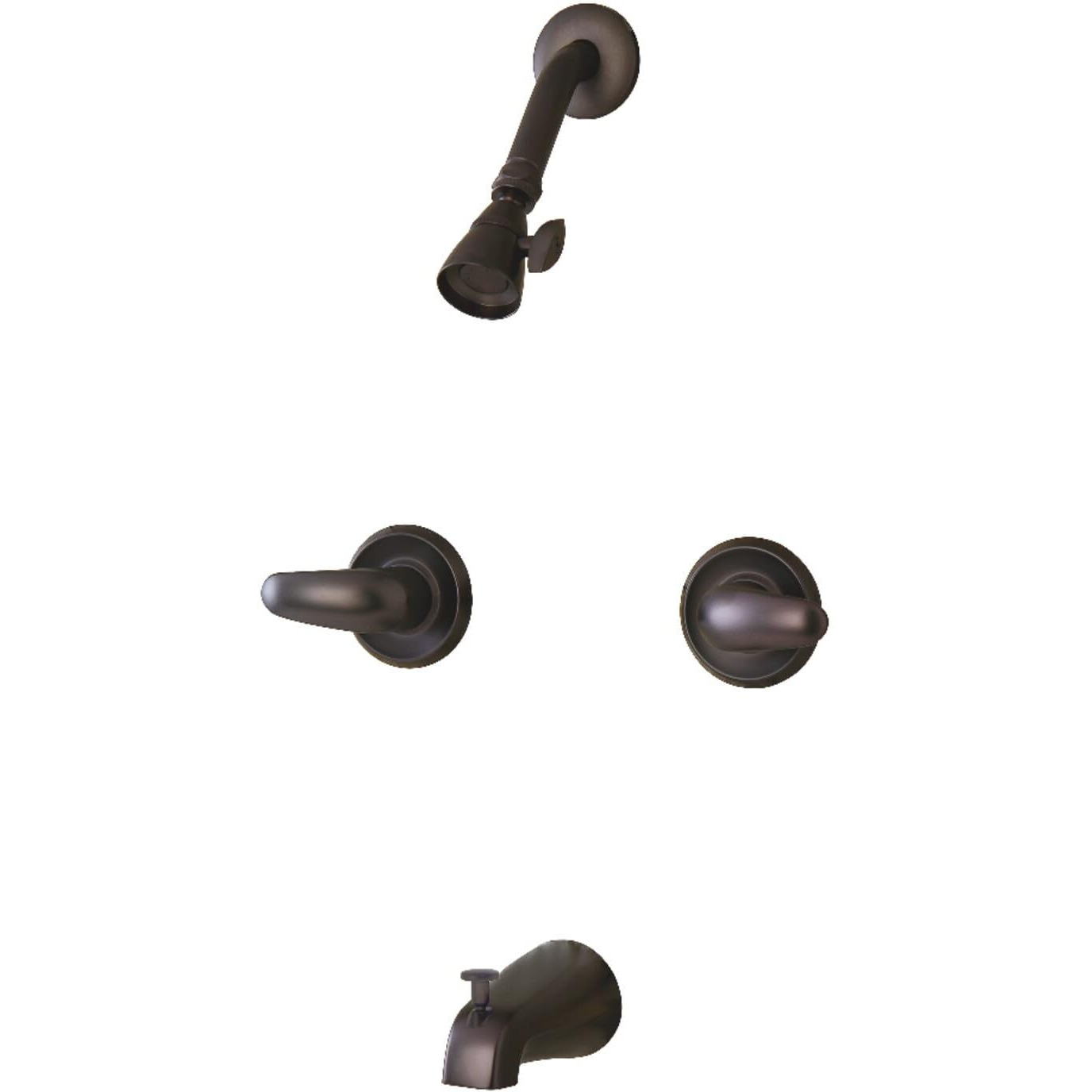 Kingston Brass Kb245Ll Legacy Tub And Shower Faucet, Oil Rubbed Bronze