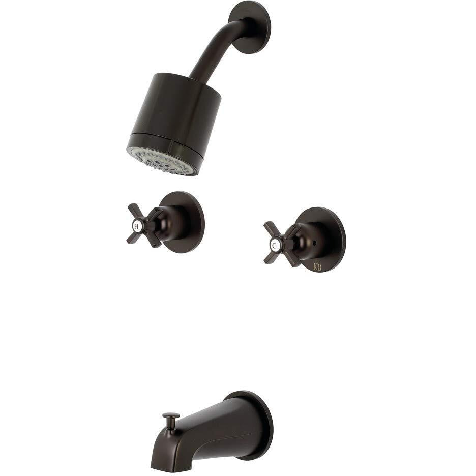 Kingston Brass Kbx8145Zx Millennium Tub And Shower Faucet, 7.31 X 8 X 72, Oil Rubbed Bronze