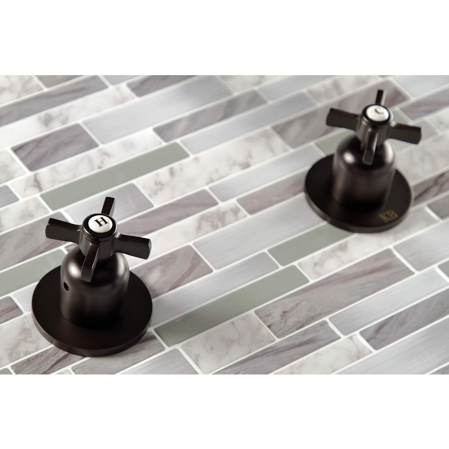 Kingston Brass Kbx8145Zx Millennium Tub And Shower Faucet, 7.31 X 8 X 72, Oil Rubbed Bronze
