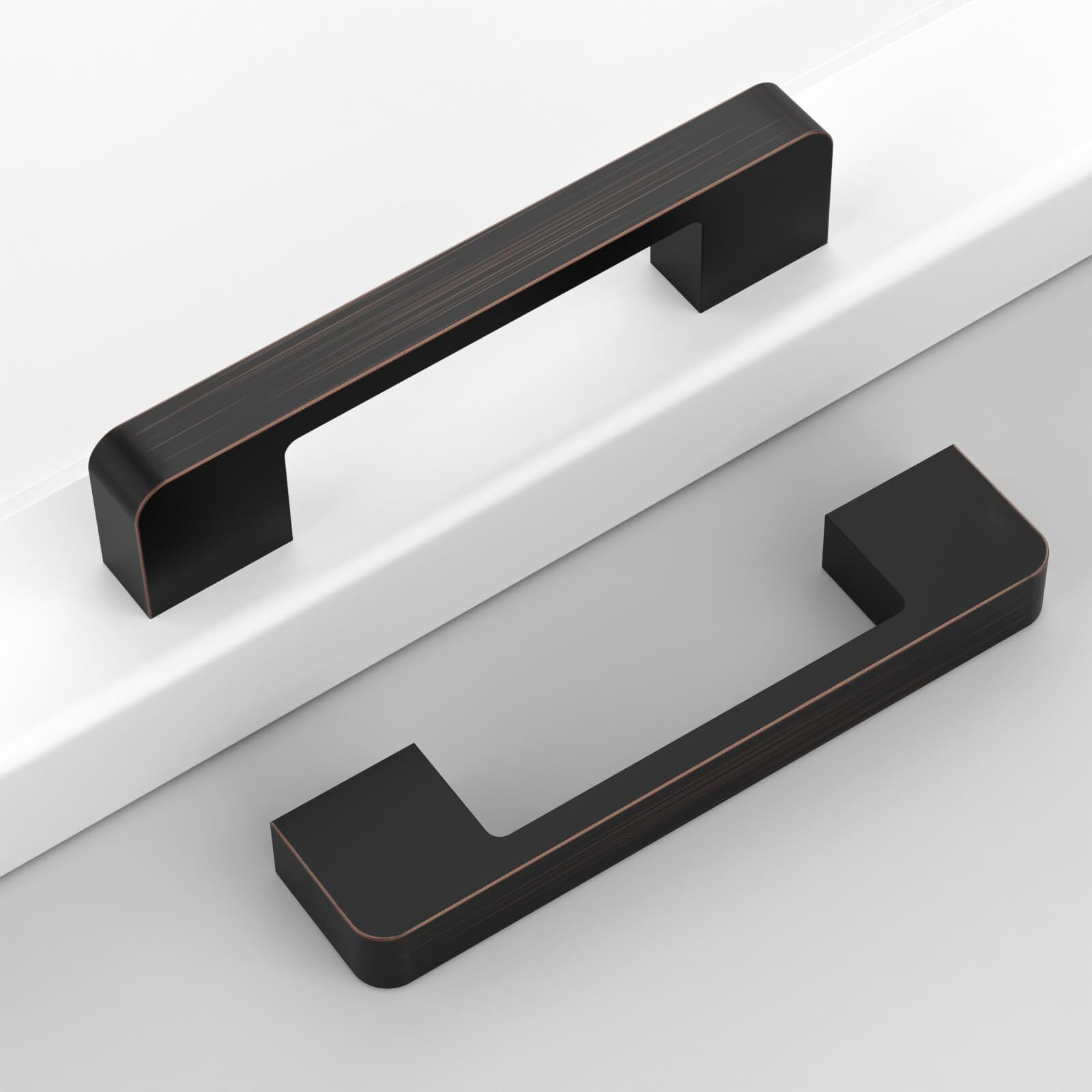 Coinkoly 10 Pack 3-3/4""(96Mm) Oil Rubbed Bronze Cabinet Pulls Kitchen Cabinet Handles Drawer Pulls Cupboard Hardware For Cabinets