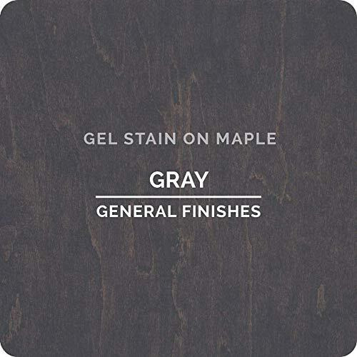 General Finishes Oil Base Gel Stain, 1/2 Pint, Gray