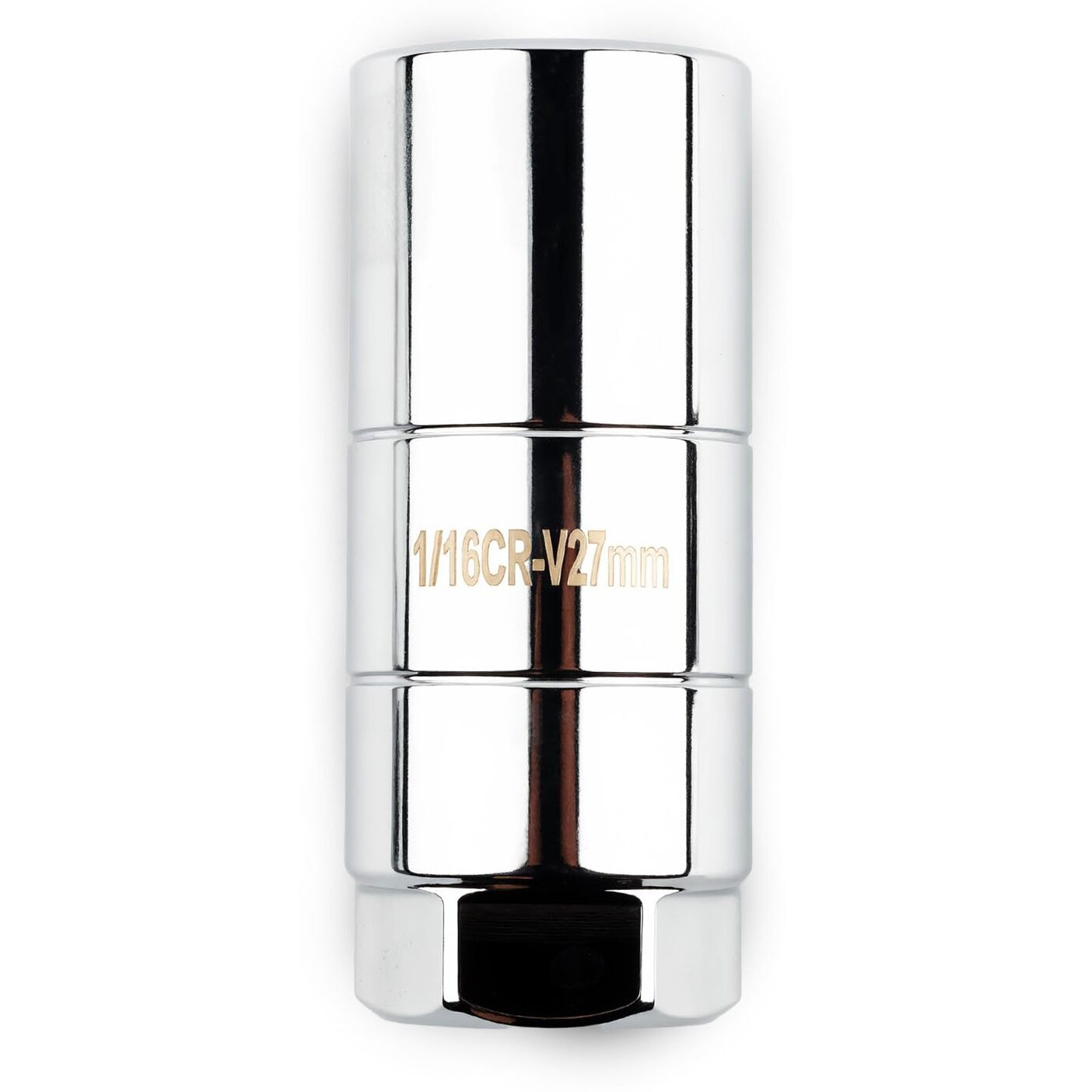 Figpade Oil Pressure Sensor Socket,Hexagonal Drive-27Mm Socket Socket For Removing Oil Sending Unit,Heavy Duty Chrome Molybdenum Steel 1 1/16 Socket Fits 3/8"" Drive,1 1/8"" Hex Wrench (Silver)