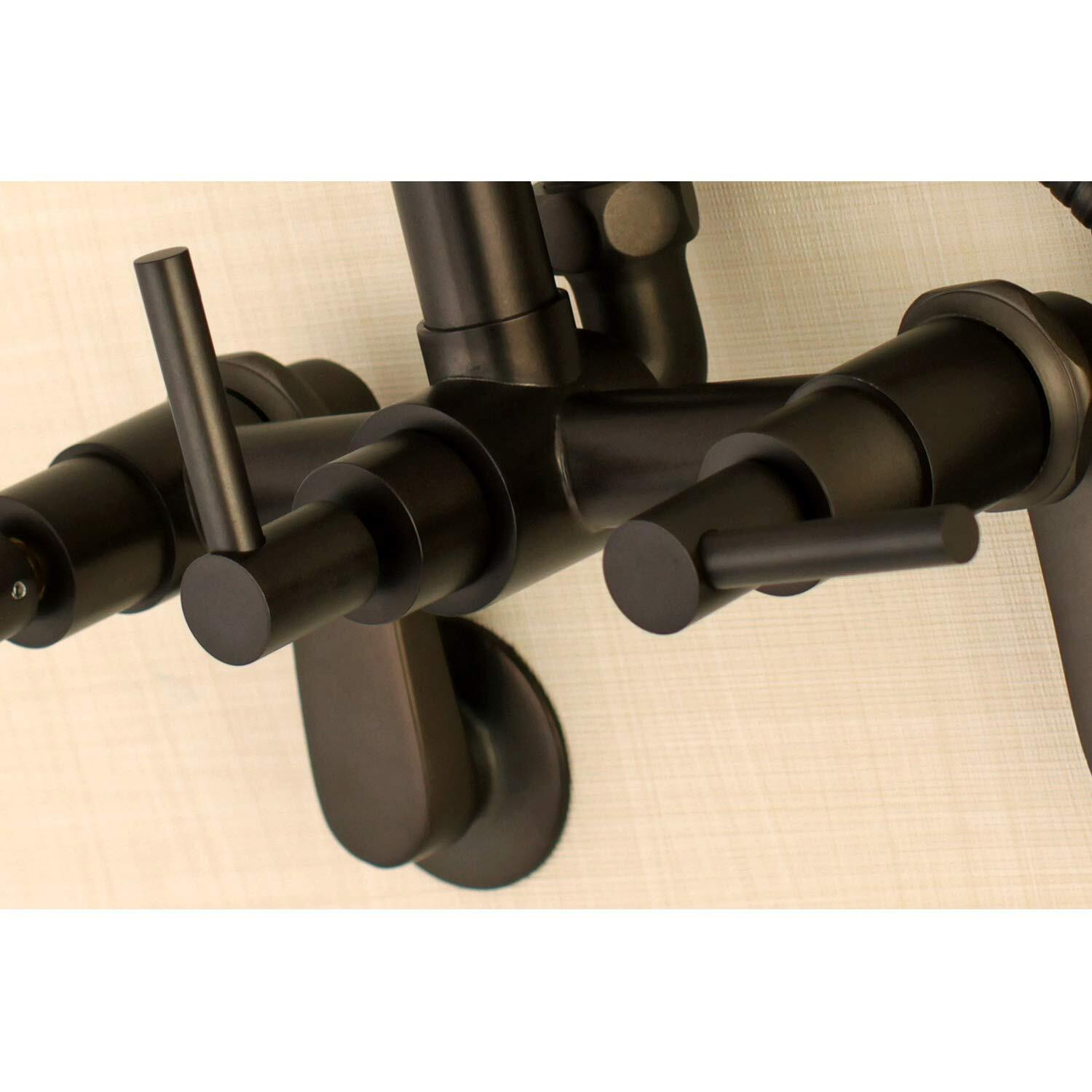 Kingston Brass Ae8155Dl Concord Clawfoot Tub Faucet, 8.31 X 6.94 X 11.94, Oil Rubbed Bronze