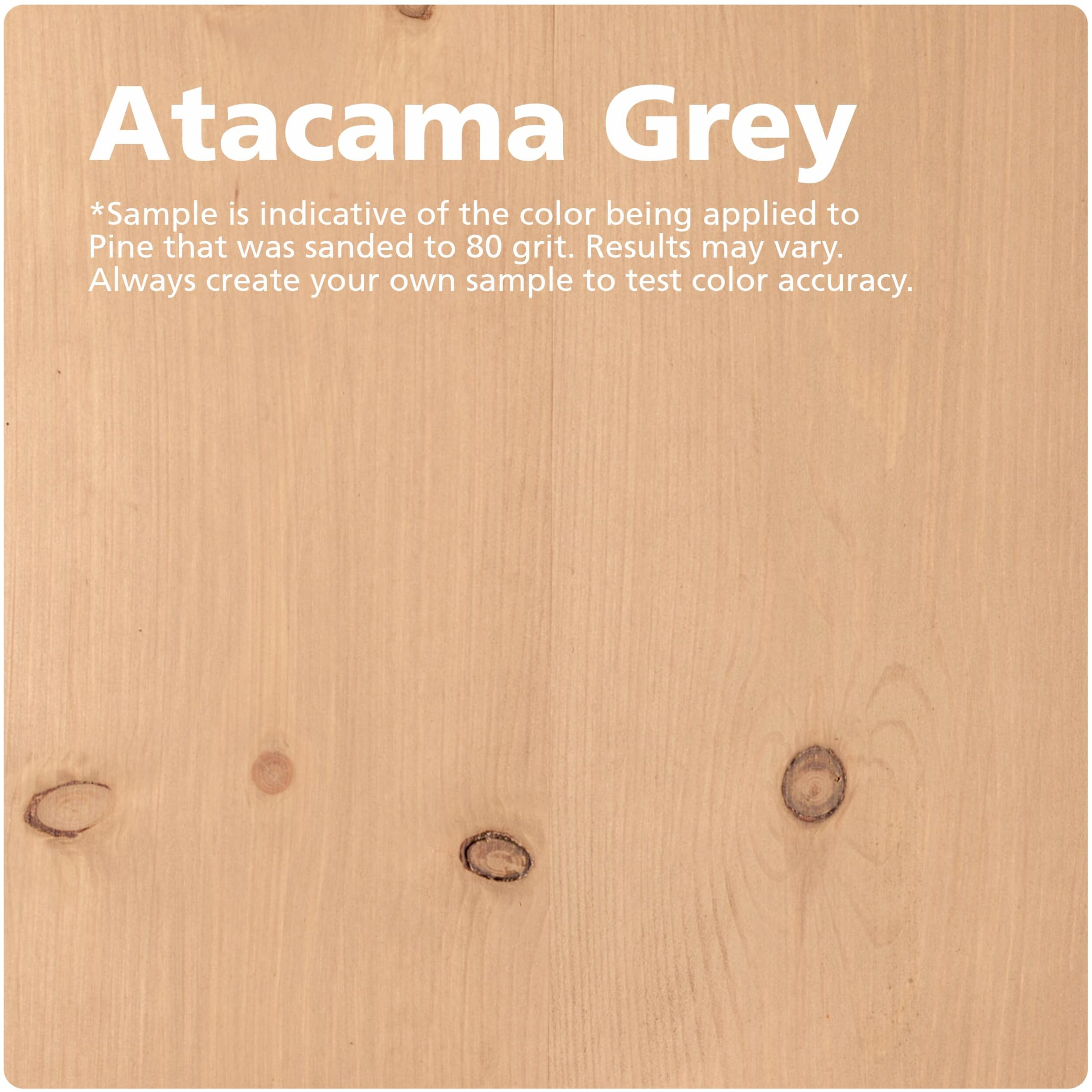 Rubio Monocoat Durogrit Outdoor Wood Oil, Stain & Sealer - Atacama Grey | 1 Layer, Uv Protection For Deck, Fence & Furniture | 30 Ml Sample