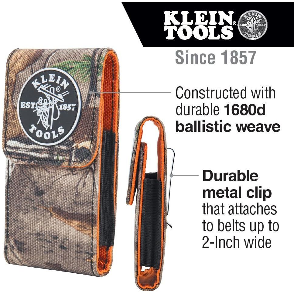 Klein Tools 55564 Tradesman Pro Camo Phone Holder, X-Large