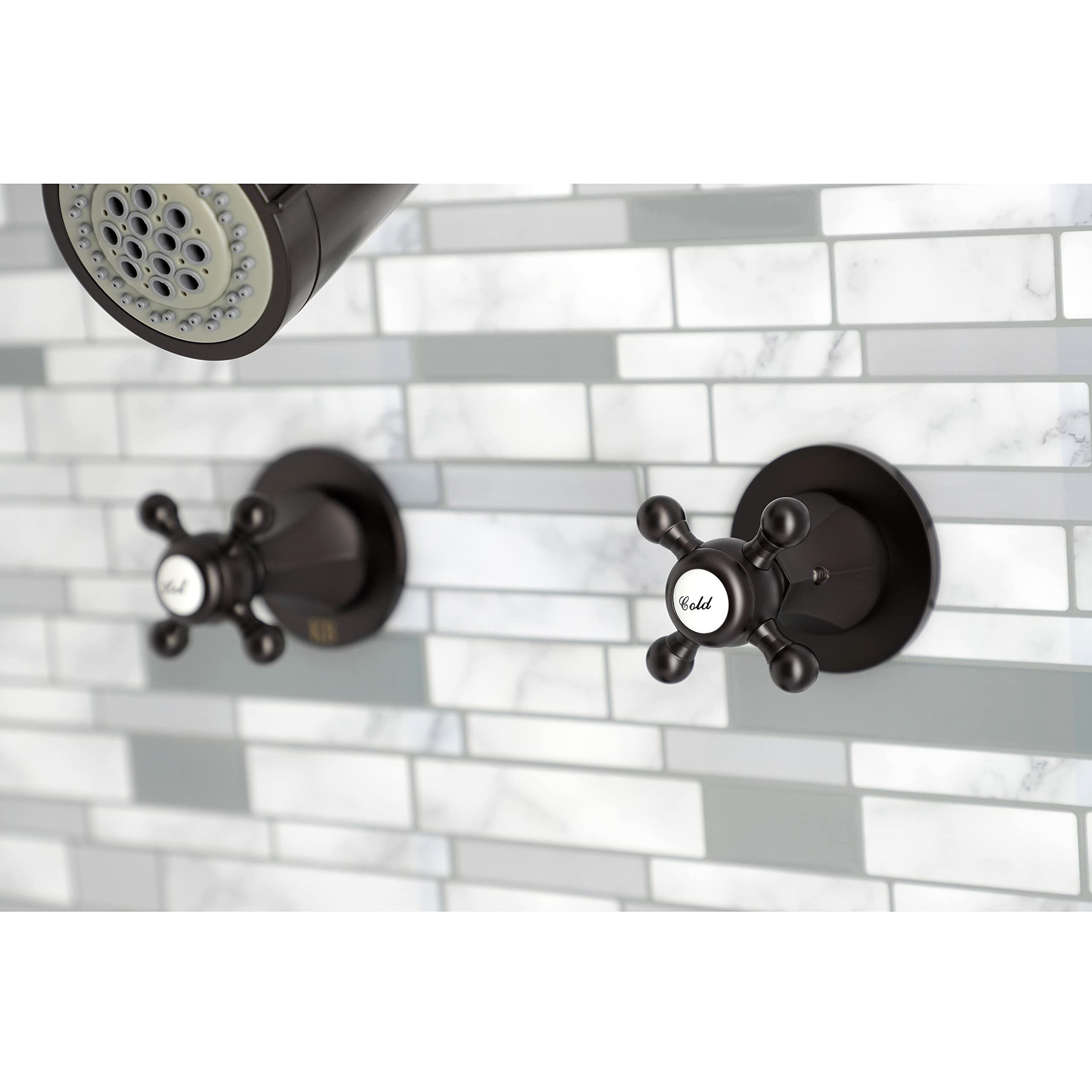 Kingston Brass Kbx8145Bx Metropolitan Tub And Shower Faucet, 7.5 X 7.13 X 4.94, Oil Rubbed Bronze