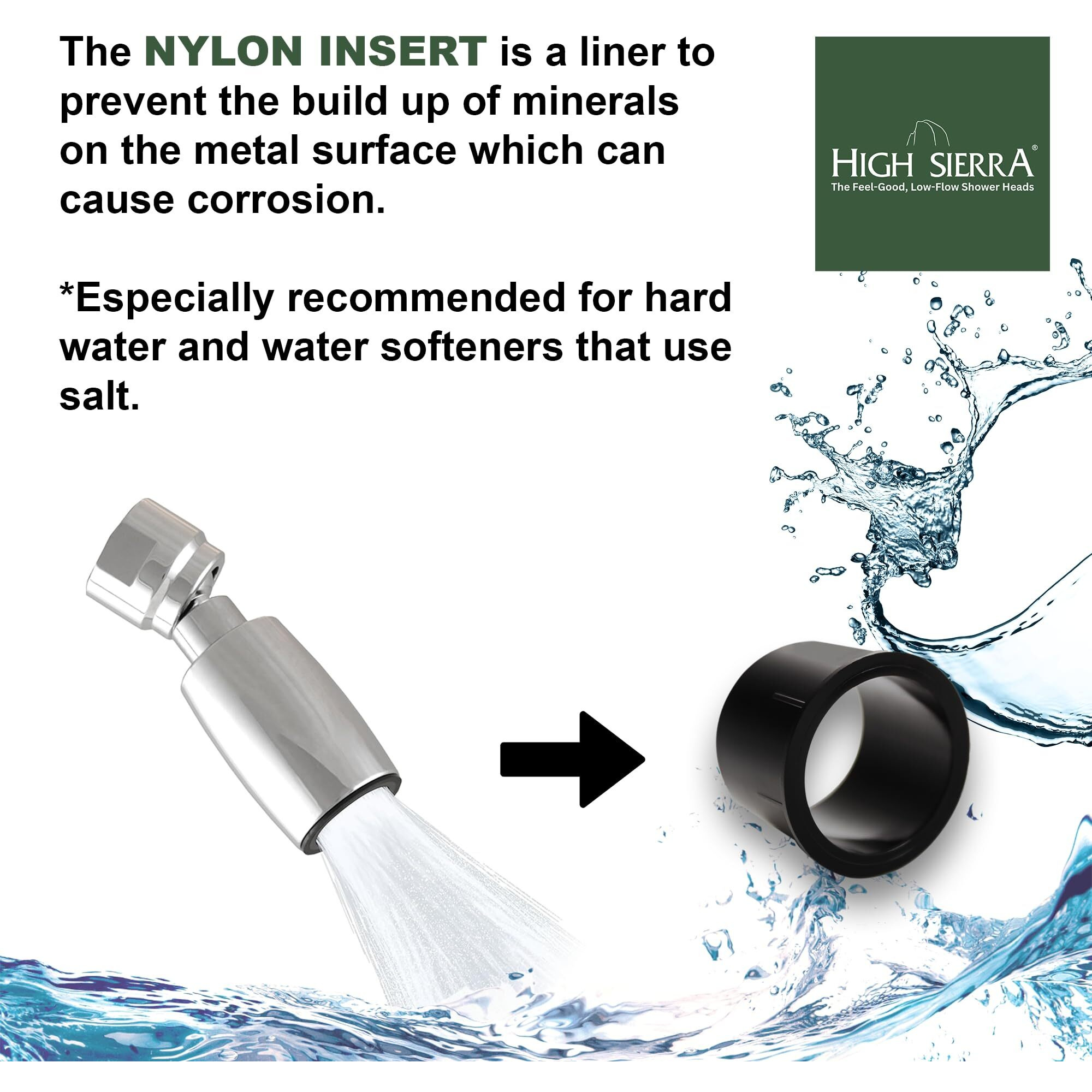 High Sierra Showerheads - Classic Solid Metal 1.5 Gpm Award Winning, Low Flow Shower Head With Trickle Valve, Patented Nozzle Never Clogs - Oil Rubbed Bronze Finish