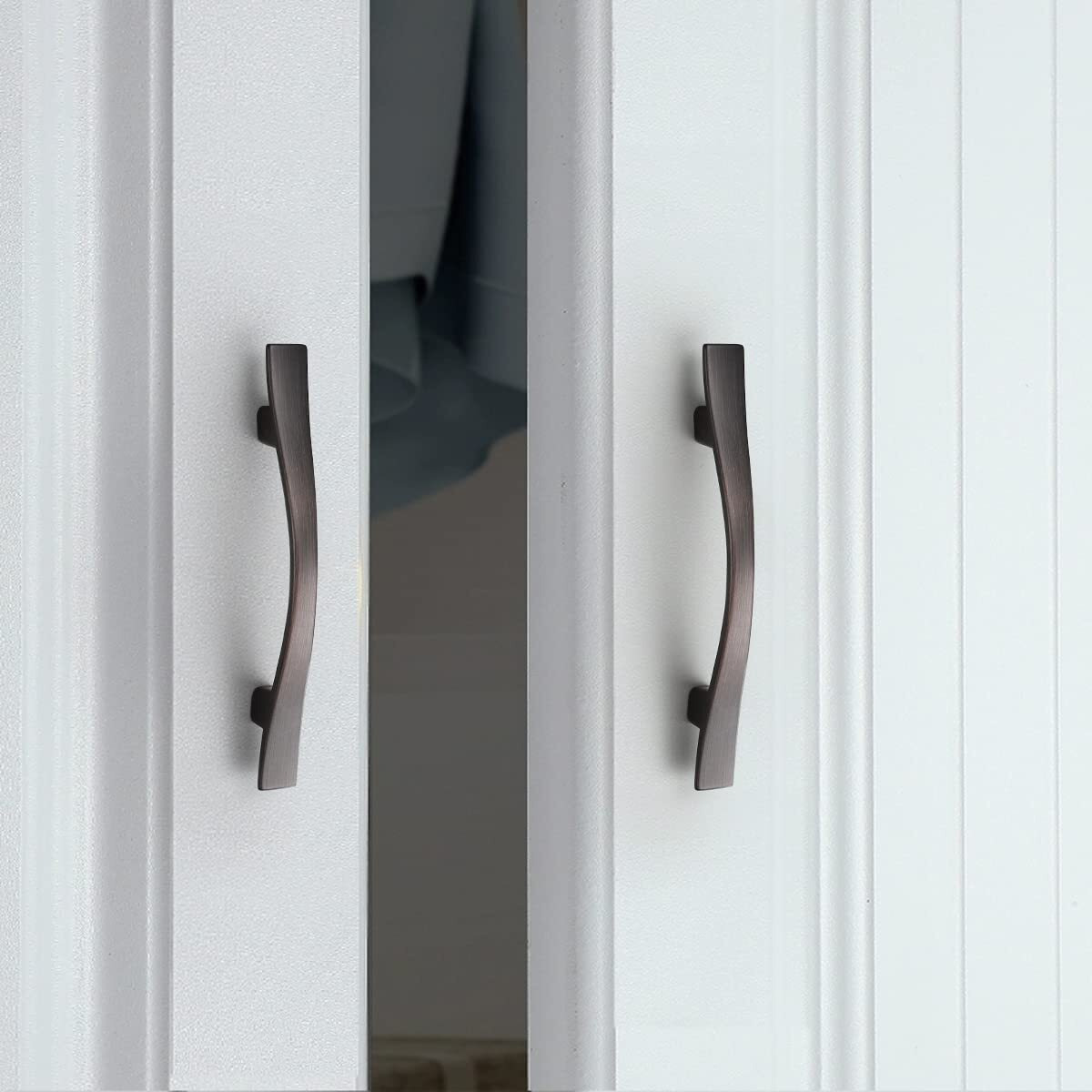 Knobwell 20 Pack 3 Inch Cabinet Handles Oil Rubbed Bronze, Vintage Dresser Drawer Pulls, Bronze Cabinet Pulls For Kitchen Cupboard Bathroom Vanity
