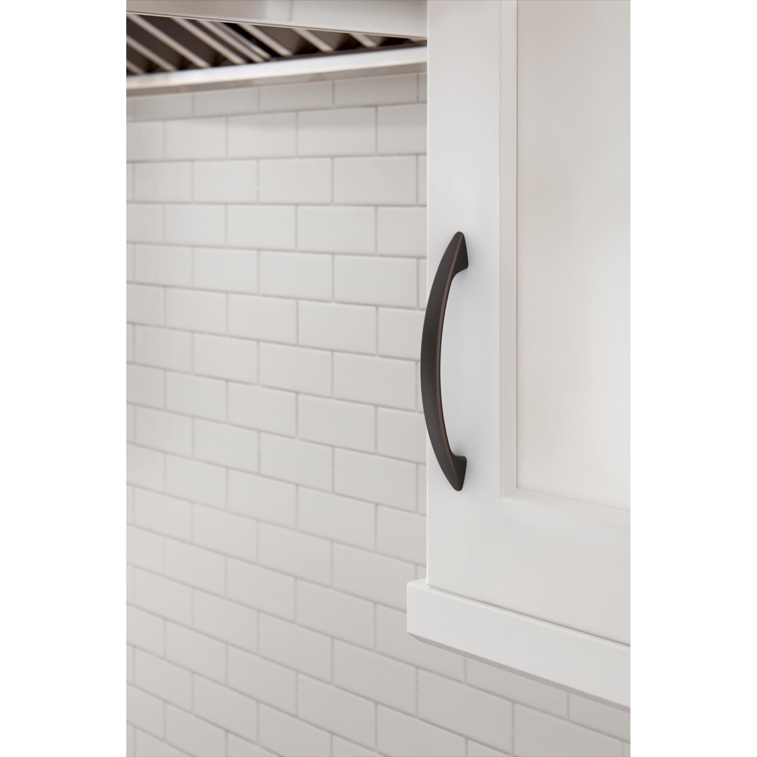 Amerock Arc 3-3/4 Inch (96Mm) Center-To-Center Oil-Rubbed Bronze Cabinet Pull - 25 Pack