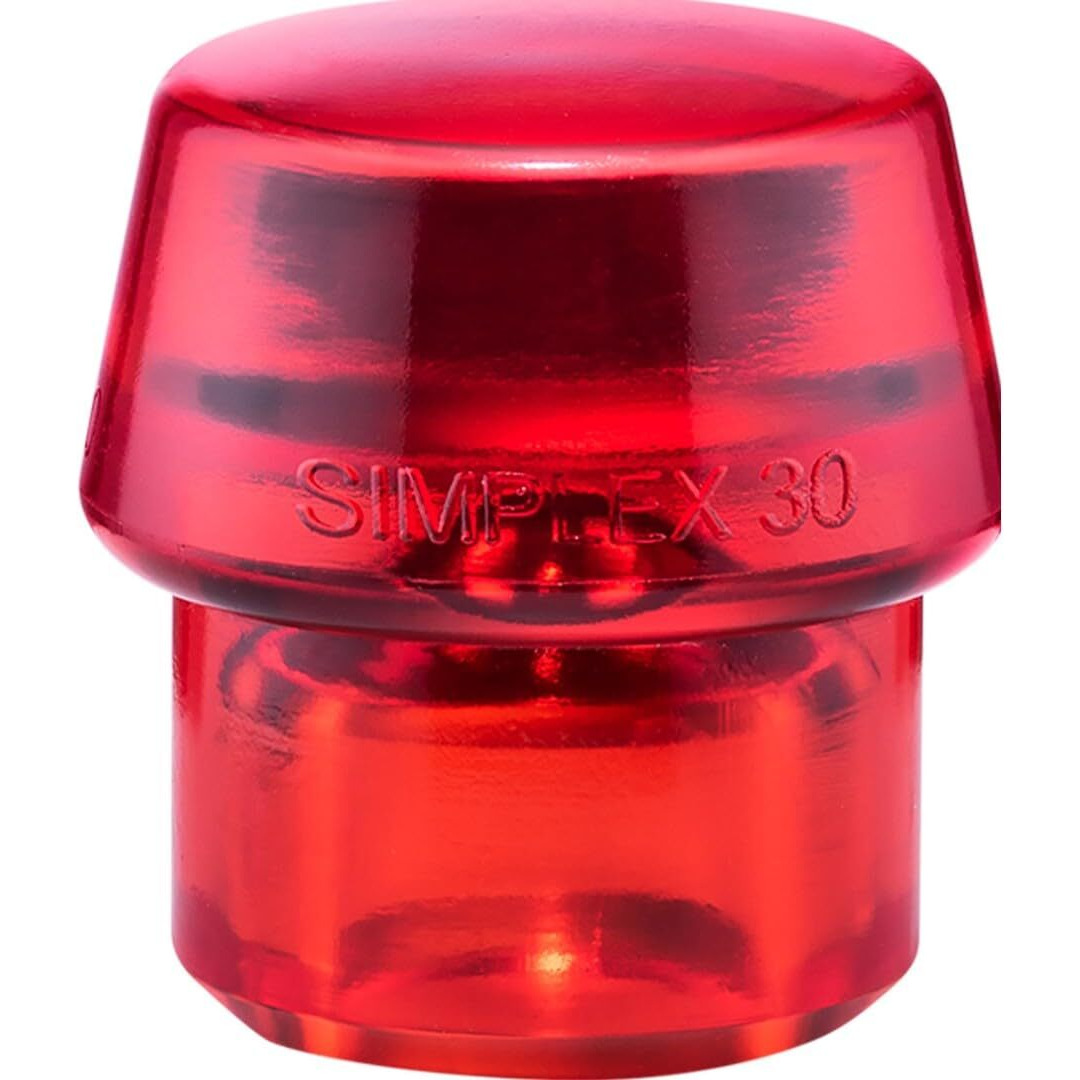 Halder Simplex Replacement Insert, Hard Plastic, Oil And Grease Resistant, Versatile, Red, 30Mm, 1.18 In., .88 Oz.