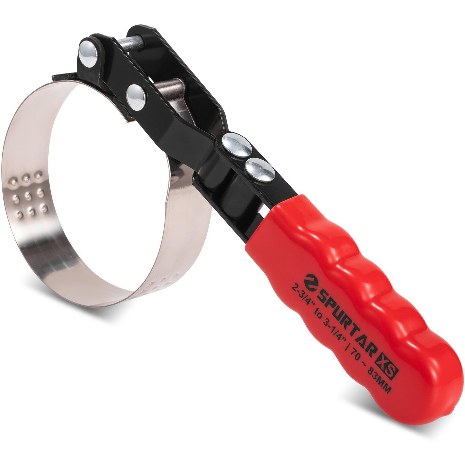 Spurtar Extra Small Oil Filter Wrench, Swivel Oil Filter Removal Tool, Fits Filters 2-3/4"" To 3-1/4"" (70-83Mm) For 4S Shop Auto Repair Mechanic Diy Generator Small Engine