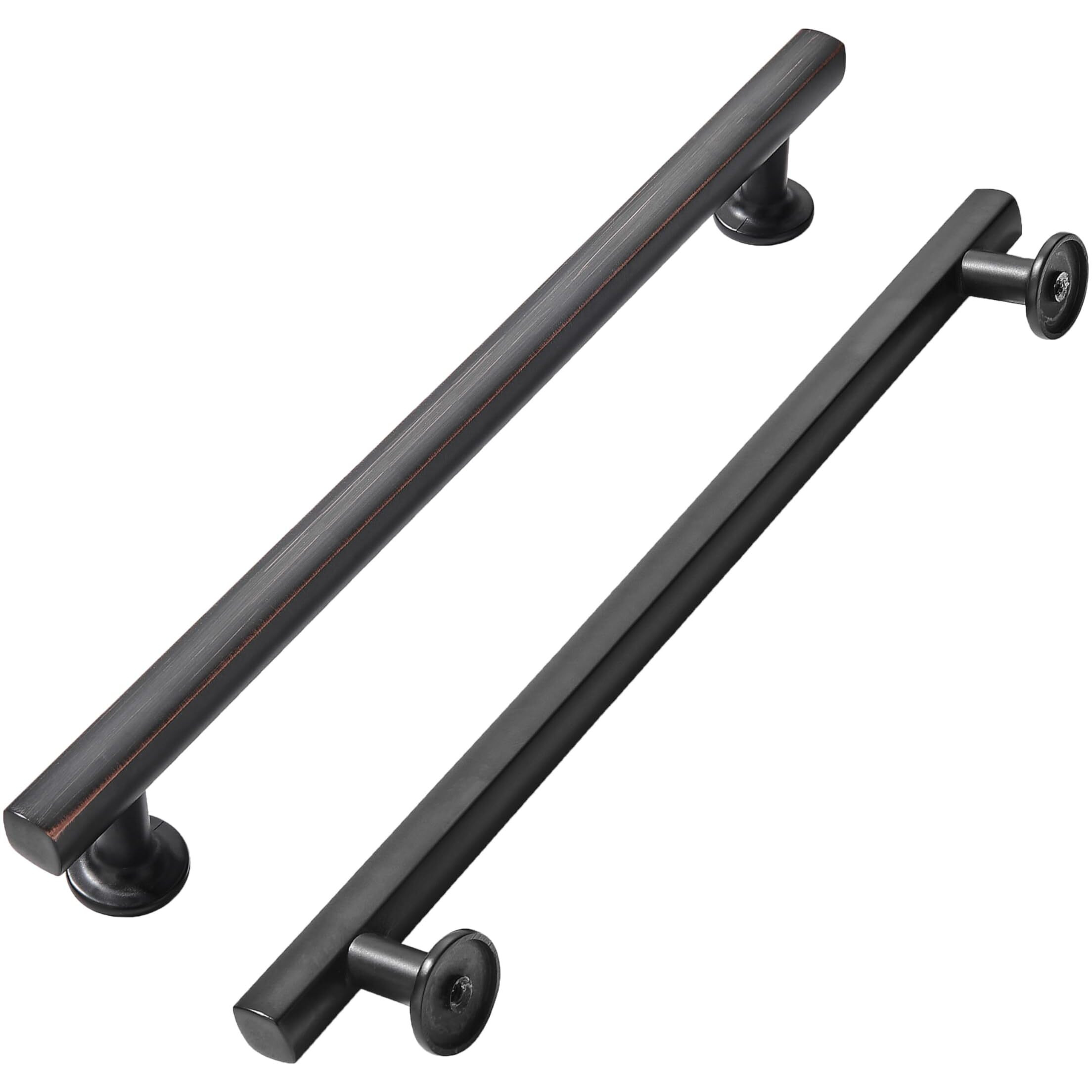 Khtumeware 5 Pack 12 Inch(305Mm) Oil Rubbed Bronze Cabinet Pulls Kitchen Solid Heavy Duty Venetian Bronze Cabinet Pulls Kitchen Cabinet Hardware For Cupboard Drawer Handles Dresser Pulls