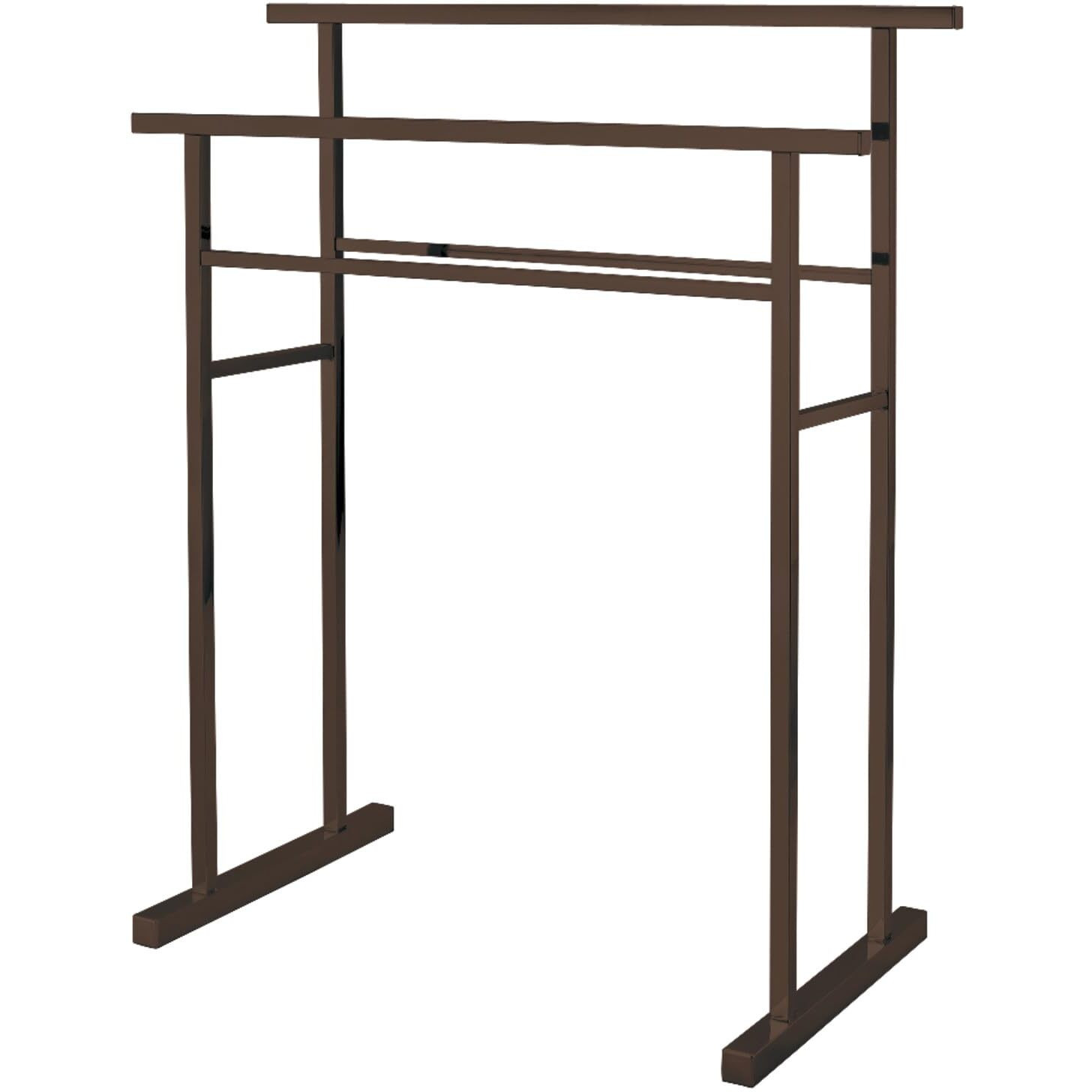 Kingston Brass Scc8245 Pedestal Steel Construction Towel Rack, Oil Rubbed Bronze