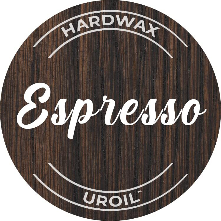 Unocoat Hardwax Uroil With Activator - Made In Usa, Advanced Wood Grain Treatment For Indoor Applications, Urethane-Modified Hard Wax Oil, For Any Wood Species-1 Pint (16Oz / 473Ml) - Espresso