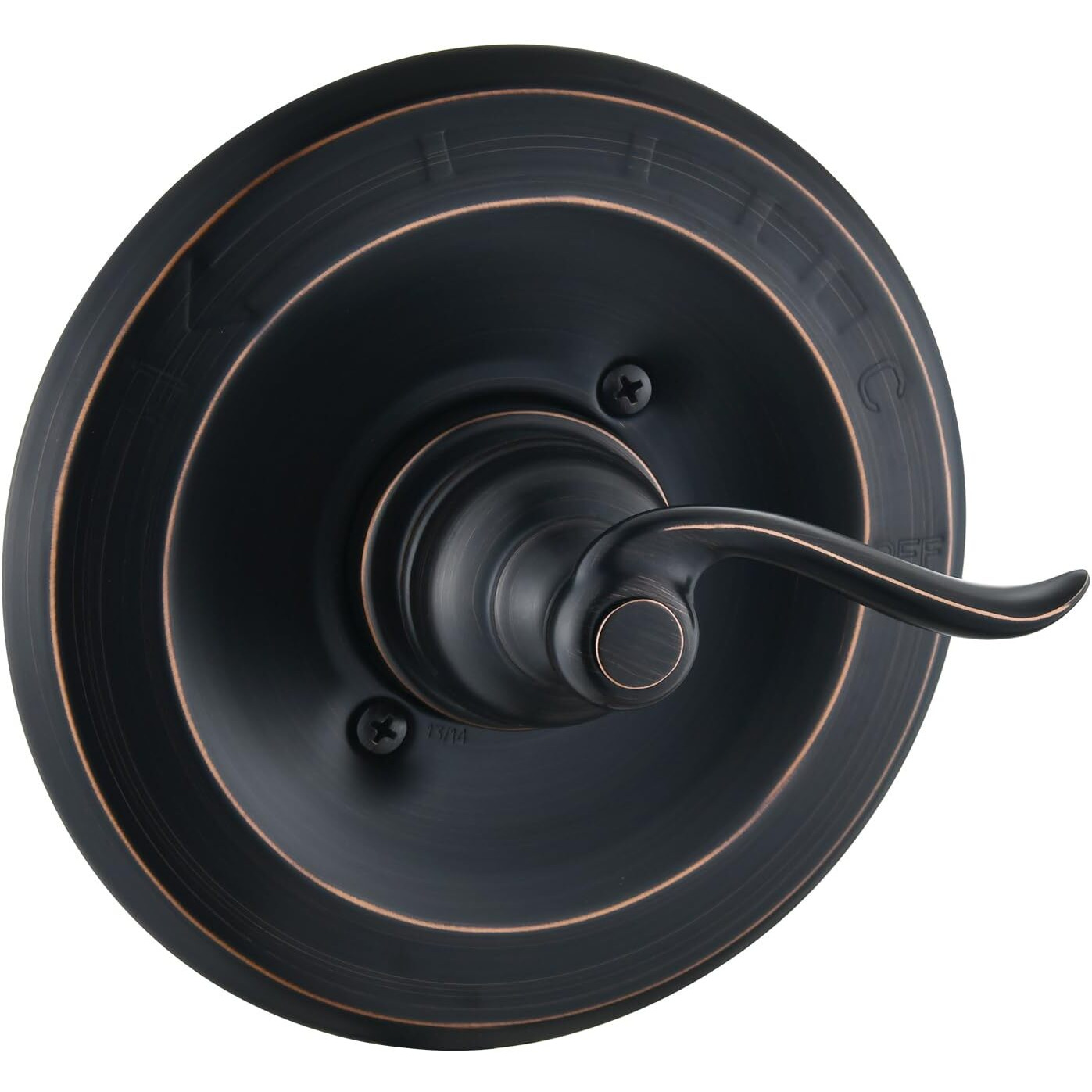 Dlymtrx Replacement For Delta 13/14 & 1300/1400 Series Bt14096 Trim Kit, Shower Cover Plate With Handle (Cartridge And Valve Not Included),Oil Rubbed Bronze