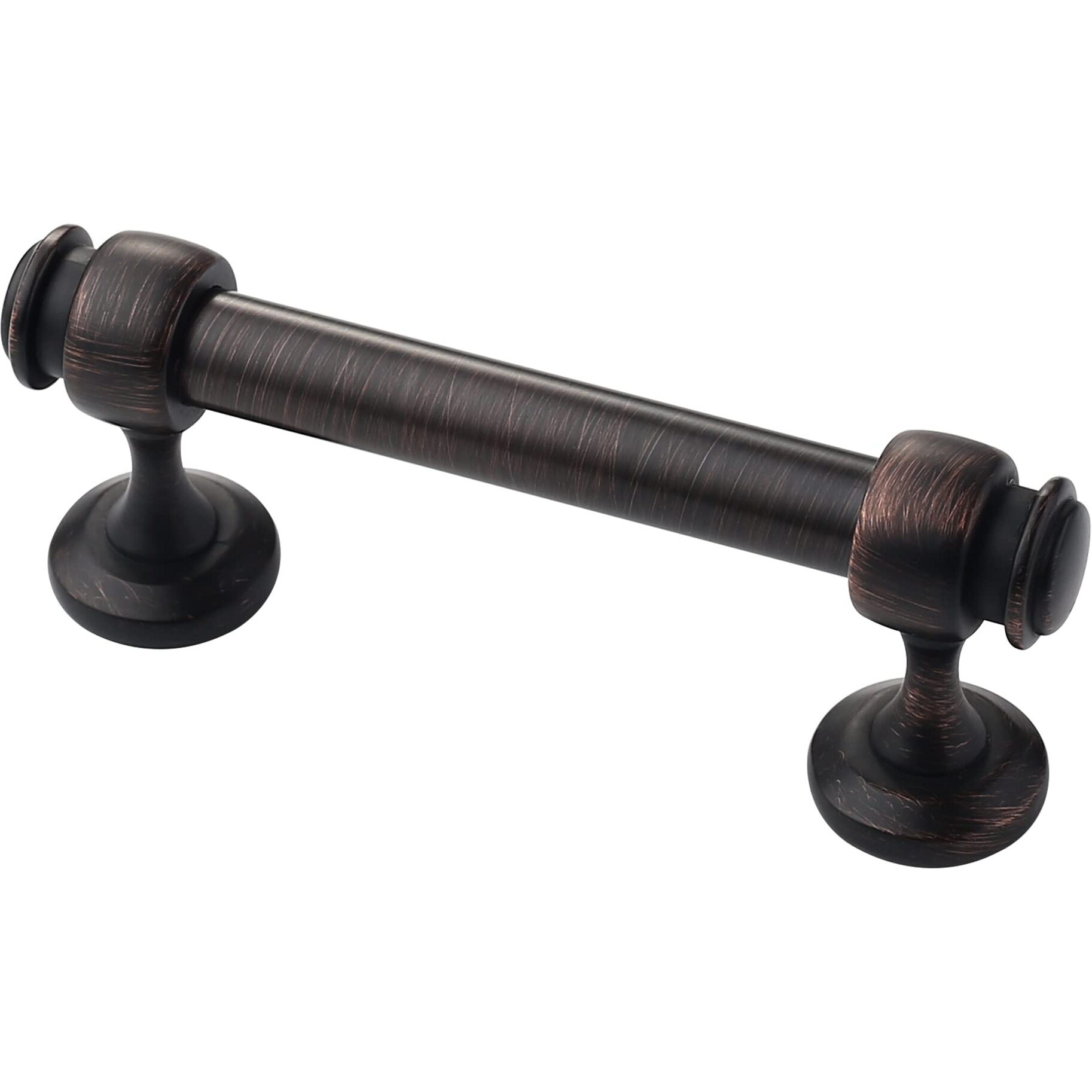 Alzassbg 15 Pack Oil Rubbed Bronze Cabinet Pulls, 3 Inch(76Mm) Hole Centers Cabinet Handles Kitchen Hardware Straight Bar For Cabinets And Drawer Al3082Orb