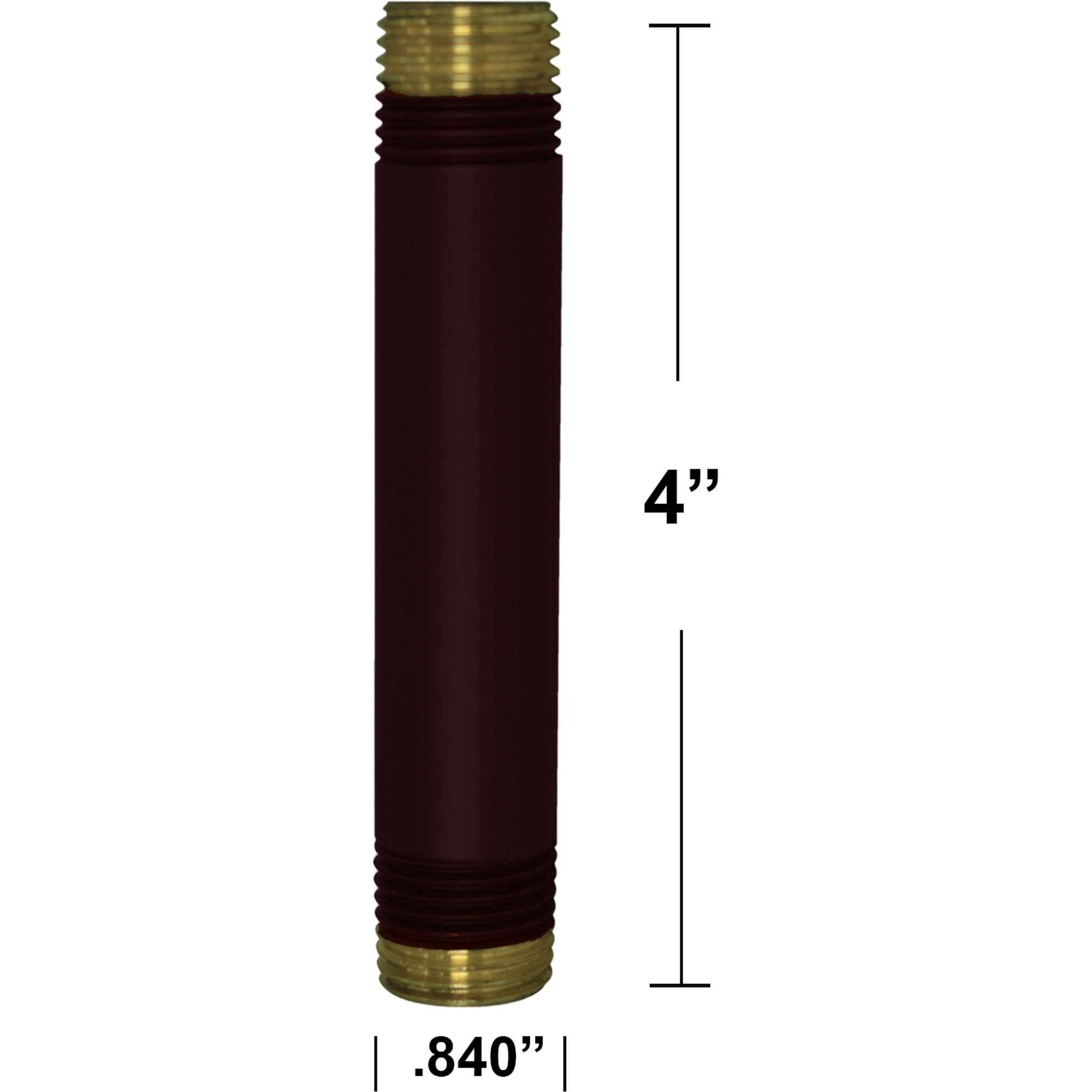 Westbrass D12104-25-12     X 4"" Ips Brass Pipe Nipple, Oil Rubbed Bronze (25-Pack)
