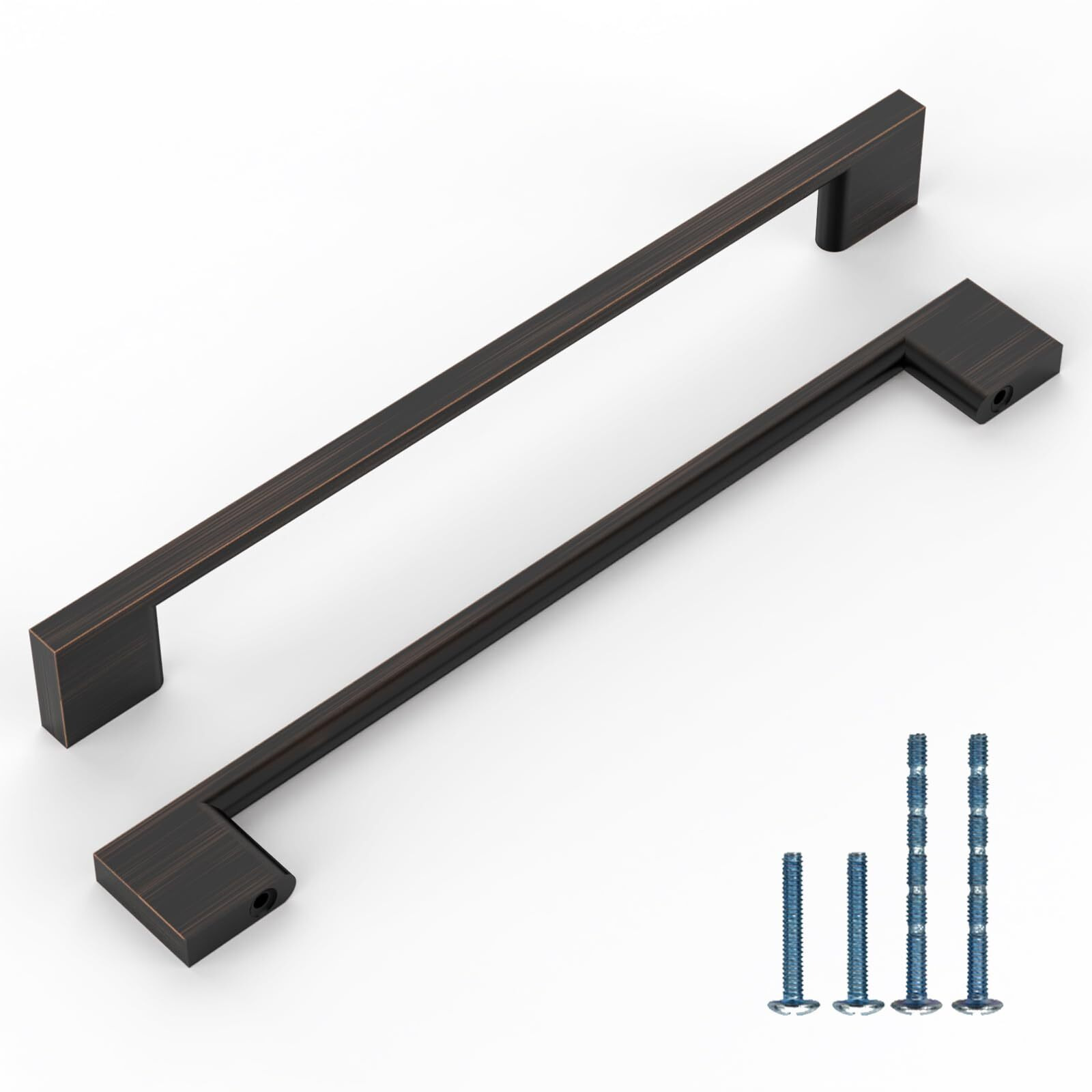 Knoklock 10 Pack 6.3 Inch(160Mm) Kitchen Cabinet Handles Oil Rubbed Bronze Cabinet Pulls Kitchen Cabinet Hardware Drawer Pulls For Cupboard Wardrobe