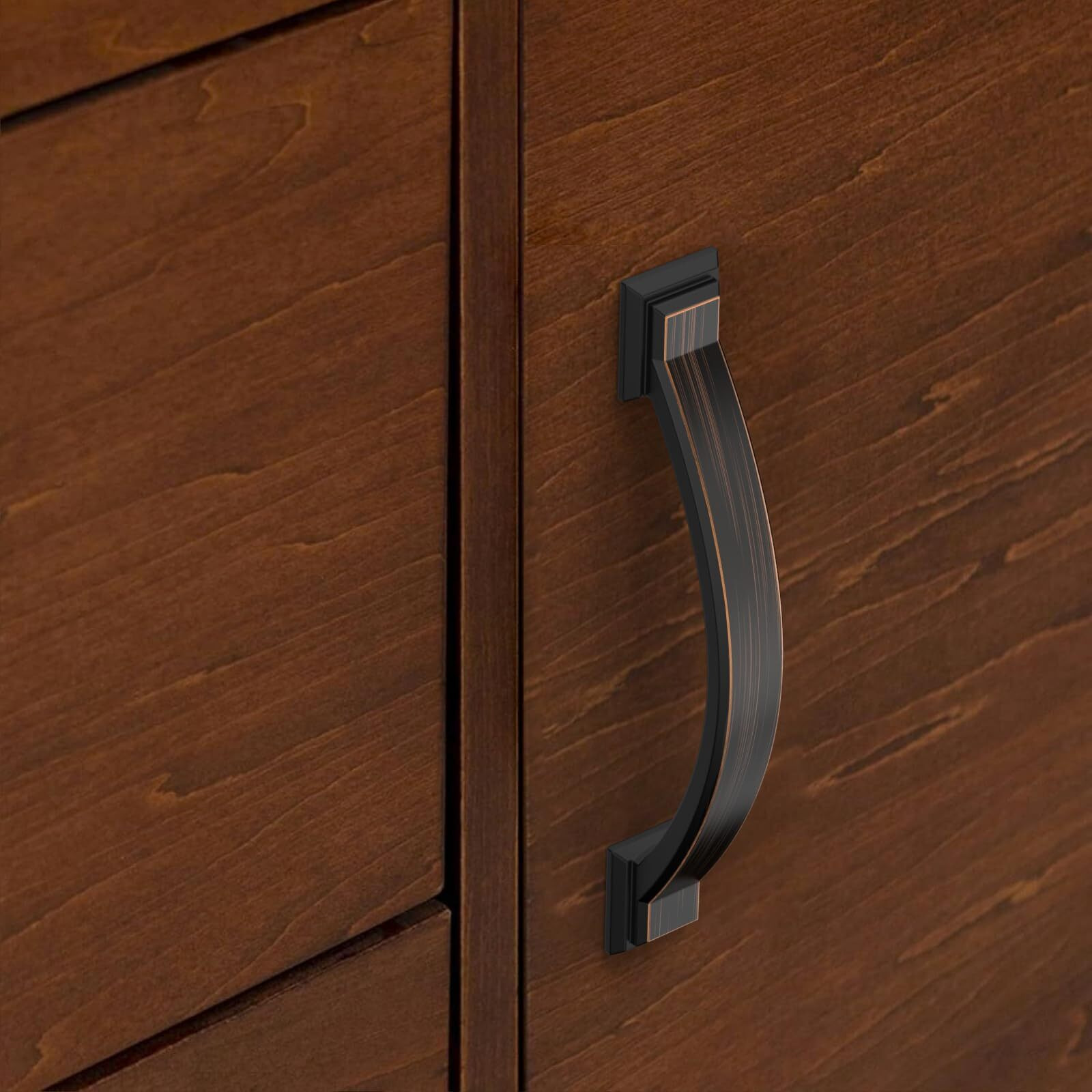 Aootoch 10 Pack 3.75 Inch Cabinet Pulls Oil Rubbed Bronze Cabinet Handles Drawer Pulls For Kitchen Cabinet Cupboard