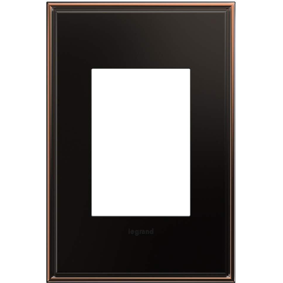 Legrand Adorne Oil-Rubbed Bronze, 1-Gang + Wall Plate, Awc1G3Ob4