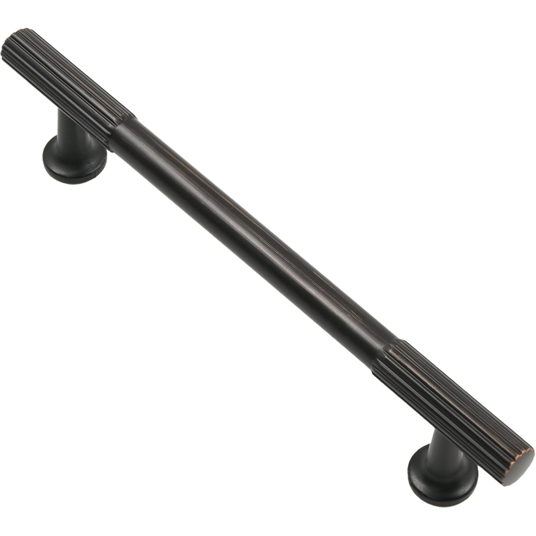 Alzassbg 10 Pack Oil Rubbed Bronze Cabinet Pulls, 5 Inch(128Mm) Hole Centers Cabinet Handles Kitchen Hardware For Cabinets And Drawers Al3095Orb