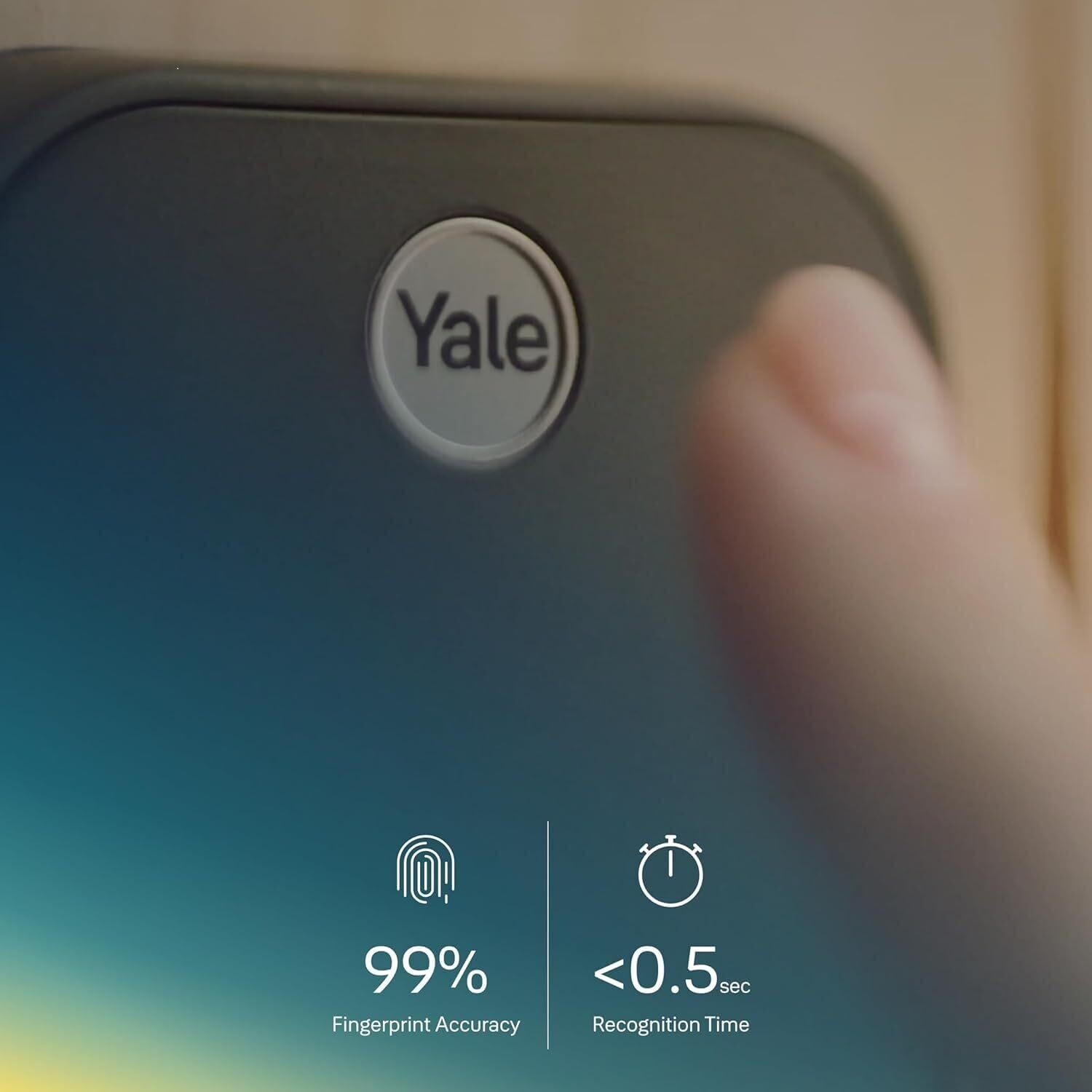 Yale Assure Lock 2 Touch Deadbolt, Oil Rubbed Bronze Keyed Fingerprint Smart Door Lock With Wi-Fi Connected Touch Keypad And Fingerprint Scanner For Code Entry And Remote Access, Yrd410-F-Wf1-0Bp