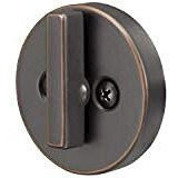 Yale Home 4881K19Fr Flat Round Single Cylinder, Oil Rubbed Bronze Deadbolt